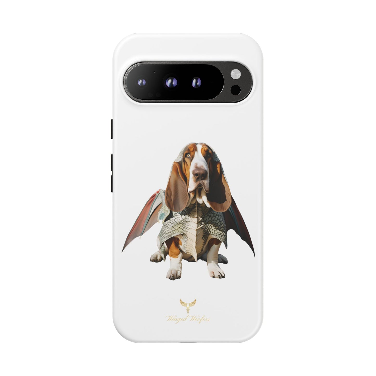 Whimsical Basset Hound Dog Phone Case - Tough Cases for Animal Lovers