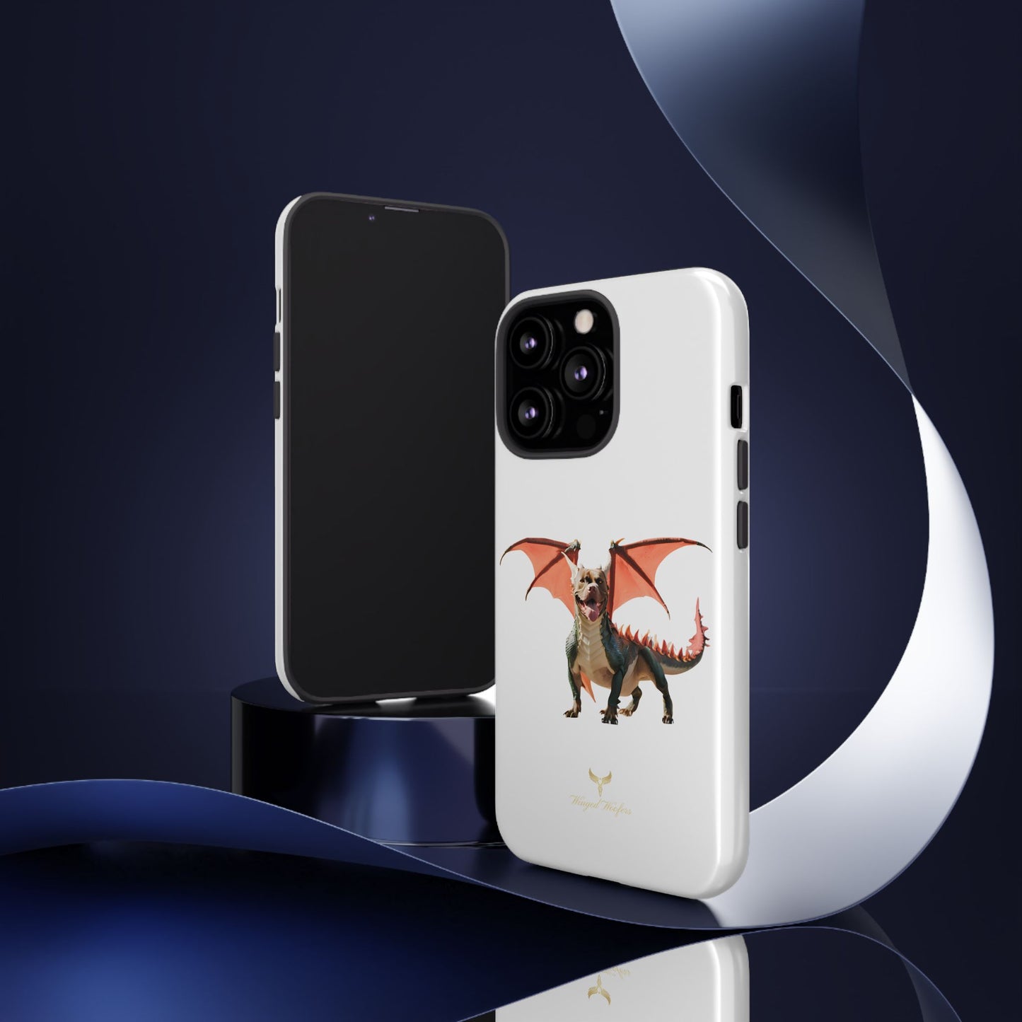 Tough Cases - Fierce Dragon Pitbull Phone Case | Unique Animal Design | Perfect Gift for Animal Lovers