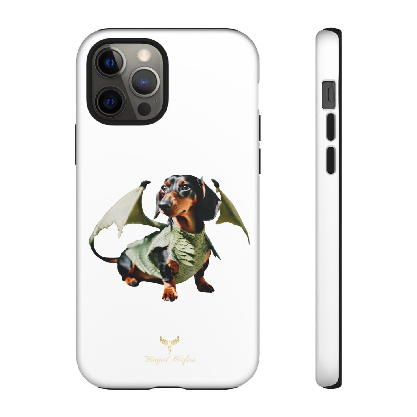 Whimsical Dragon Dog Phone Case - Tough Cases for Pet Lovers