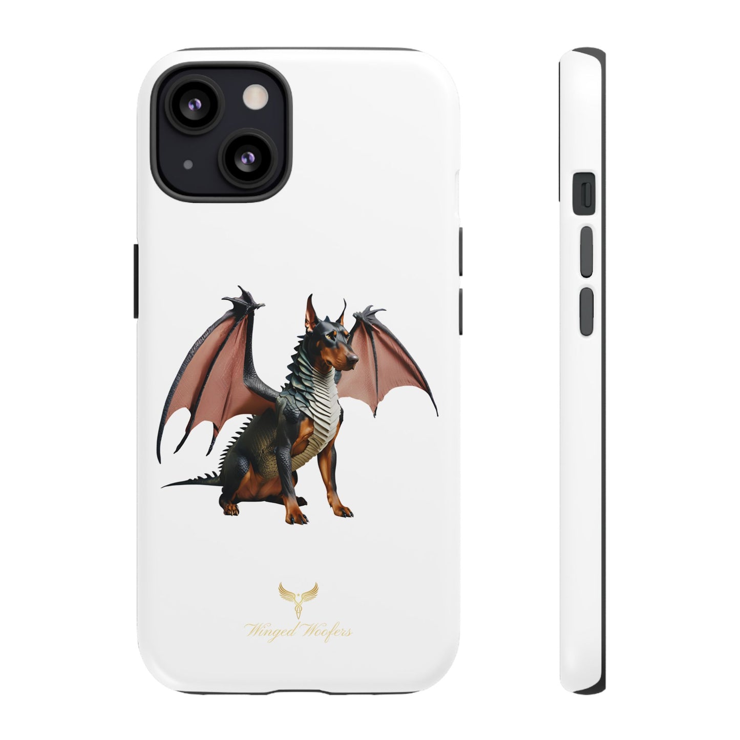 Mythical Doberman Pinscher Dragon Phone Case - Tough & Stylish Protection