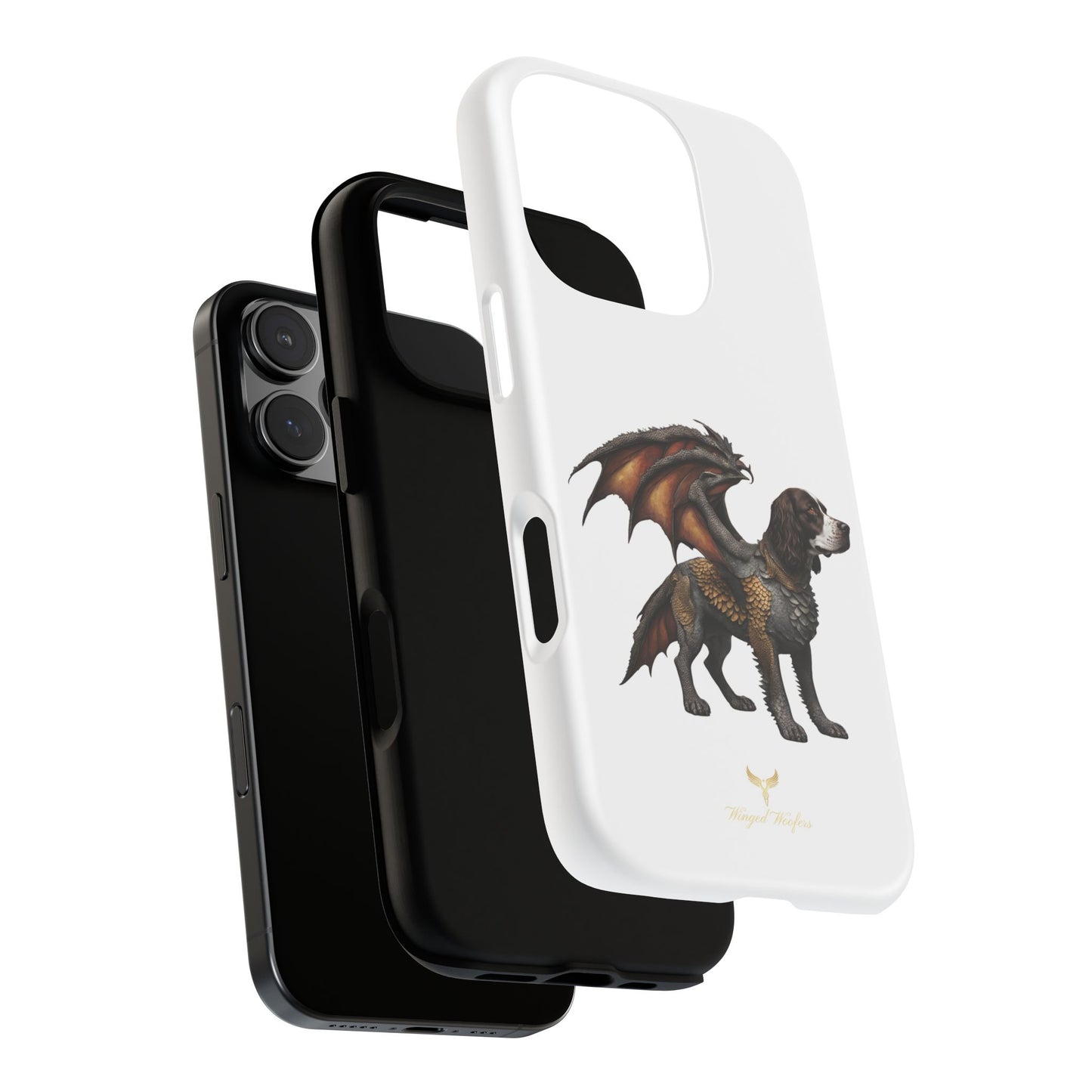 Fantasy Springer Spaniel as a Dragon Phone Case - Tough Cases for Pet Lovers