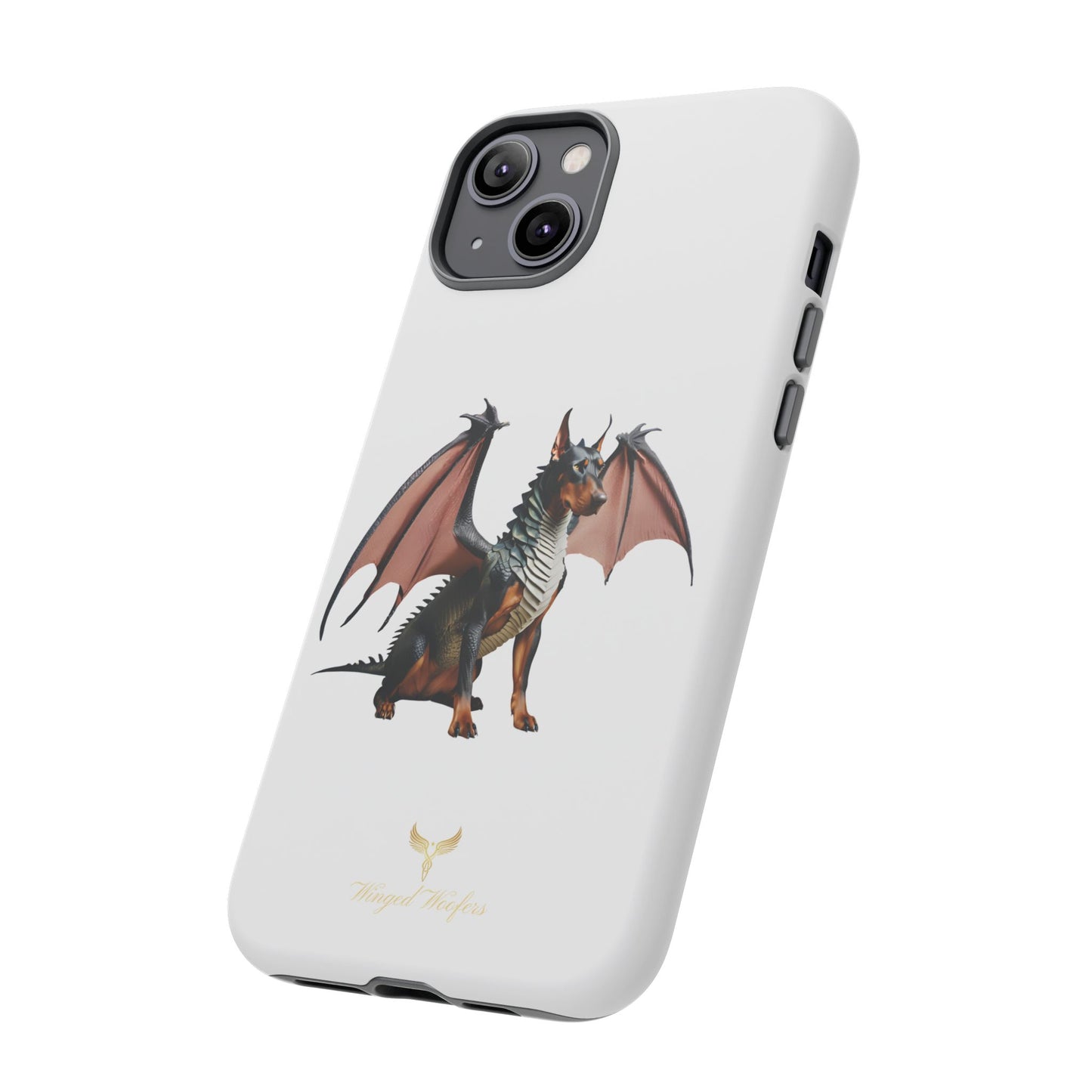 Mythical Doberman Pinscher Dragon Phone Case - Tough & Stylish Protection