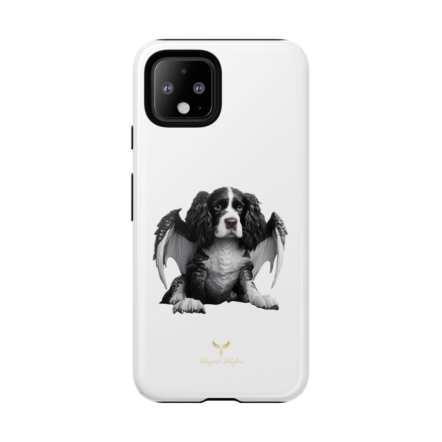 Springer Spaniel Puppy Dragon Winged Dog Phone Case - Tough Cases for Pet Lovers