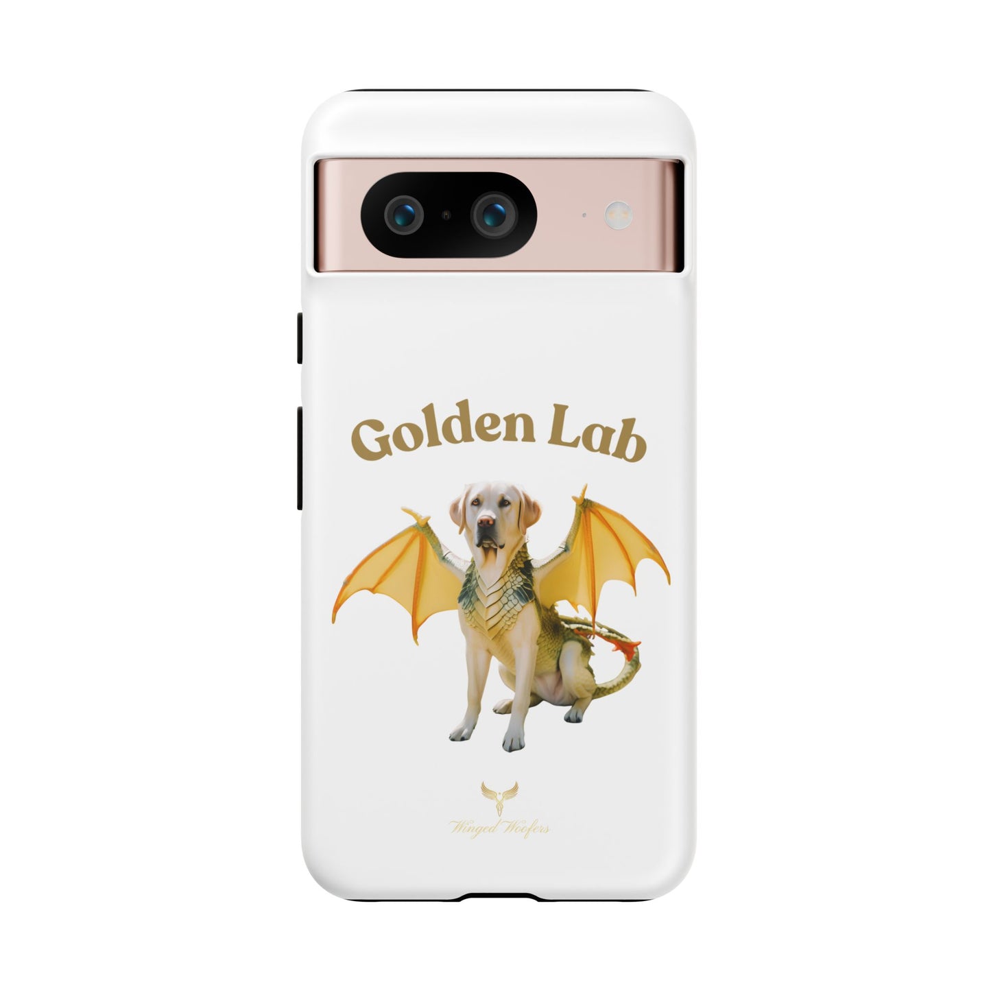 Golden Lab Dragon Phone Case - Tough Protection with a Fun Twist