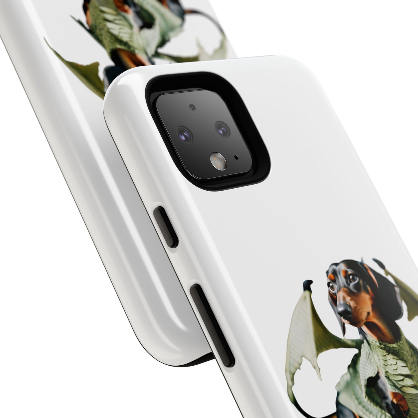 Whimsical Dragon Dog Phone Case - Tough Cases for Pet Lovers