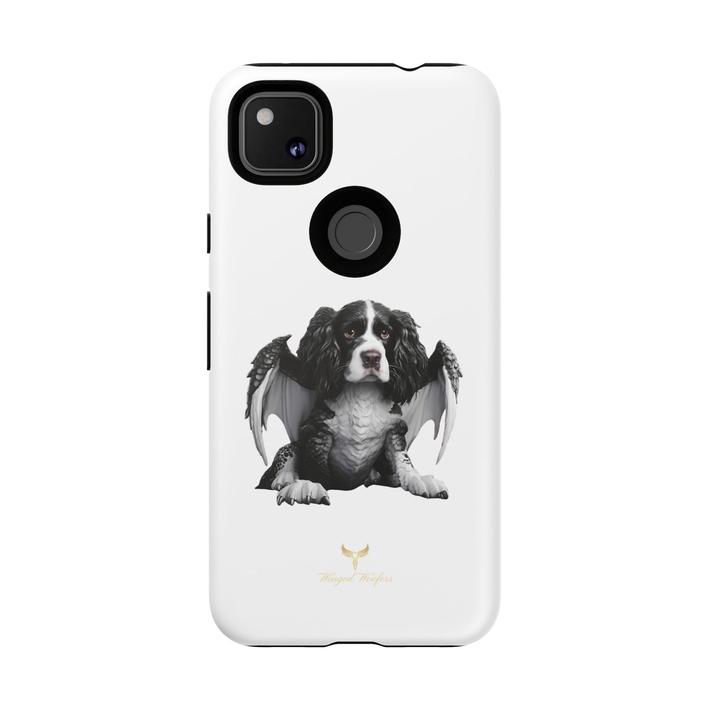 Springer Spaniel Puppy Dragon Winged Dog Phone Case - Tough Cases for Pet Lovers