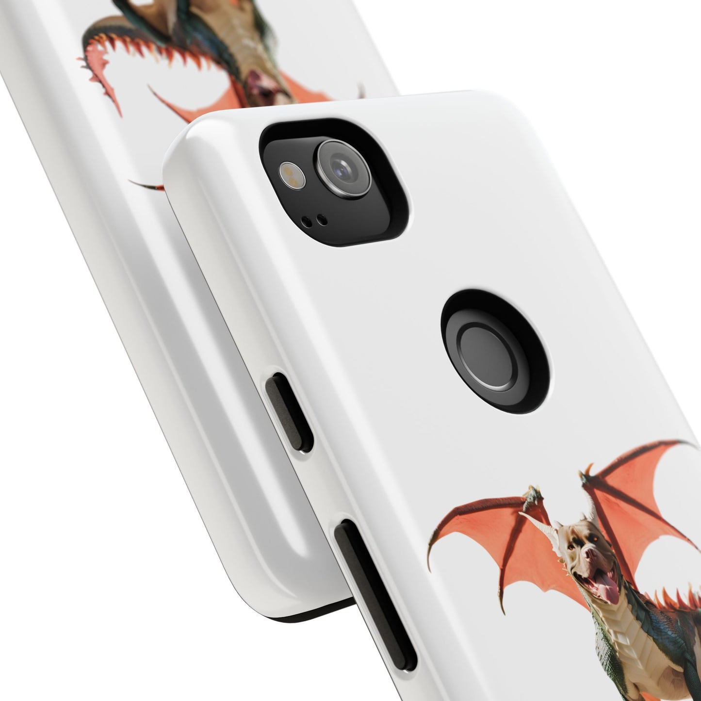 Tough Cases - Fierce Dragon Pitbull Phone Case | Unique Animal Design | Perfect Gift for Animal Lovers