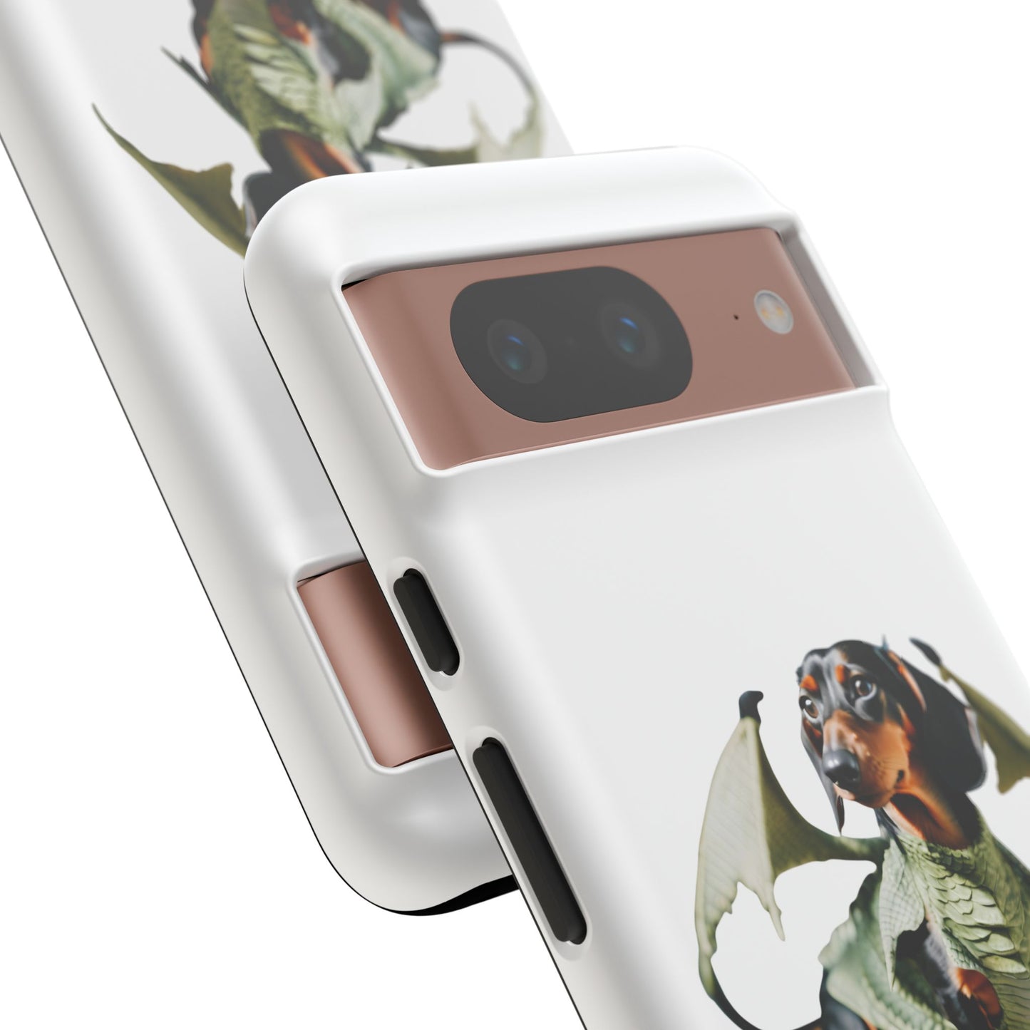 Whimsical Dragon Dog Phone Case - Tough Cases for Pet Lovers