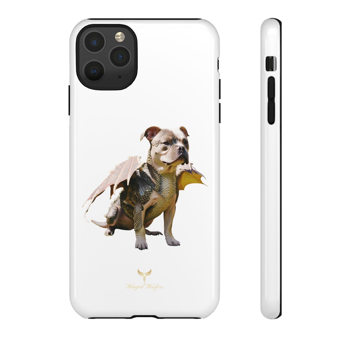 Staffordshire Bulldog Dragon Tough Phone Case - Unique Animal Design for Pet Lovers