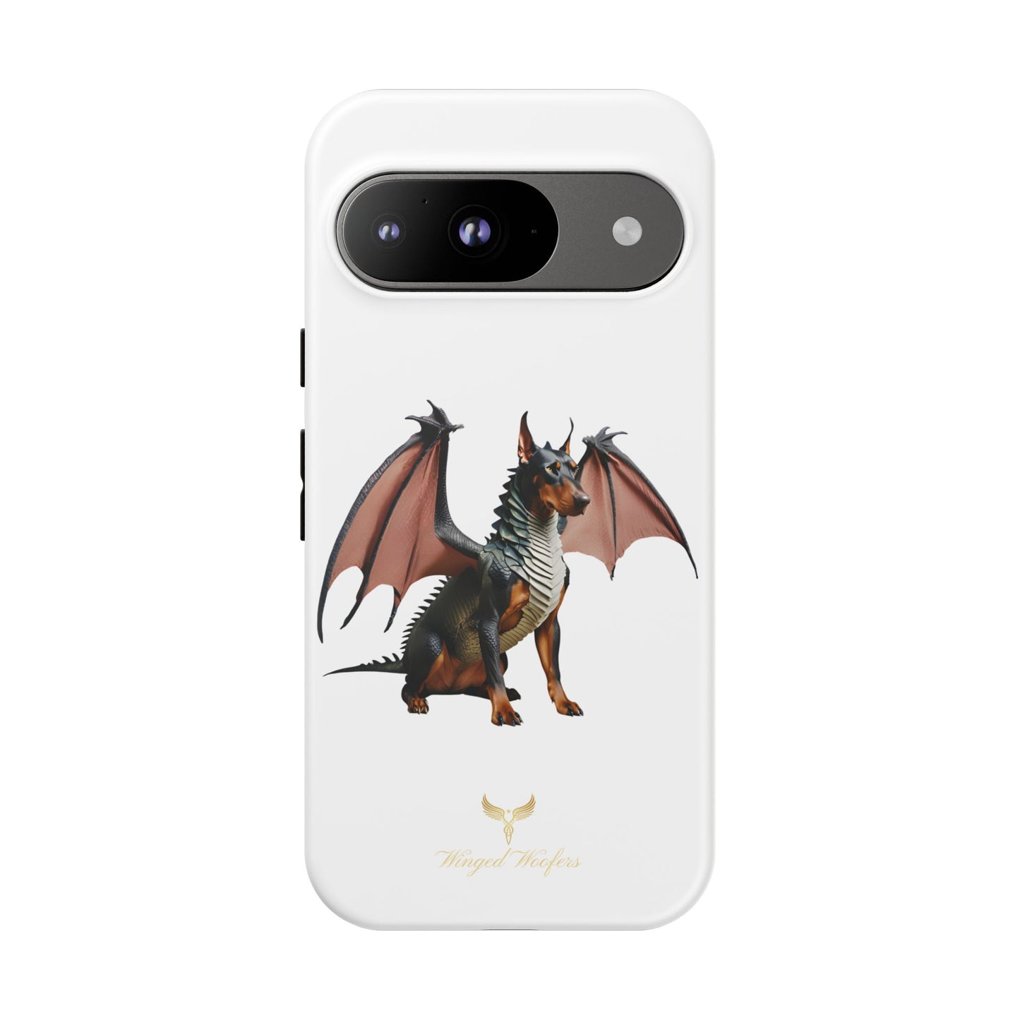 Mythical Doberman Pinscher Dragon Phone Case - Tough & Stylish Protection