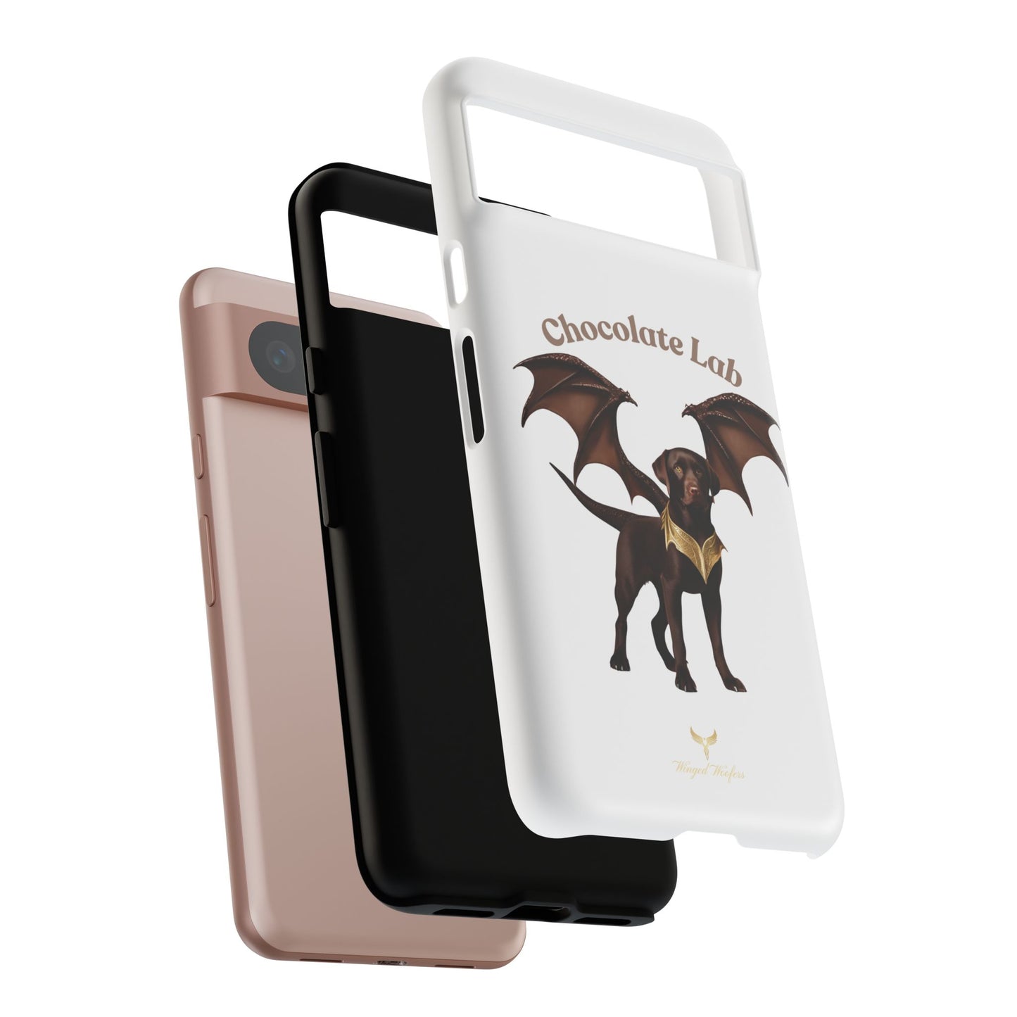 Chocolate Lab Dragon Phone Case - Tough & Stylish for Dog Lovers