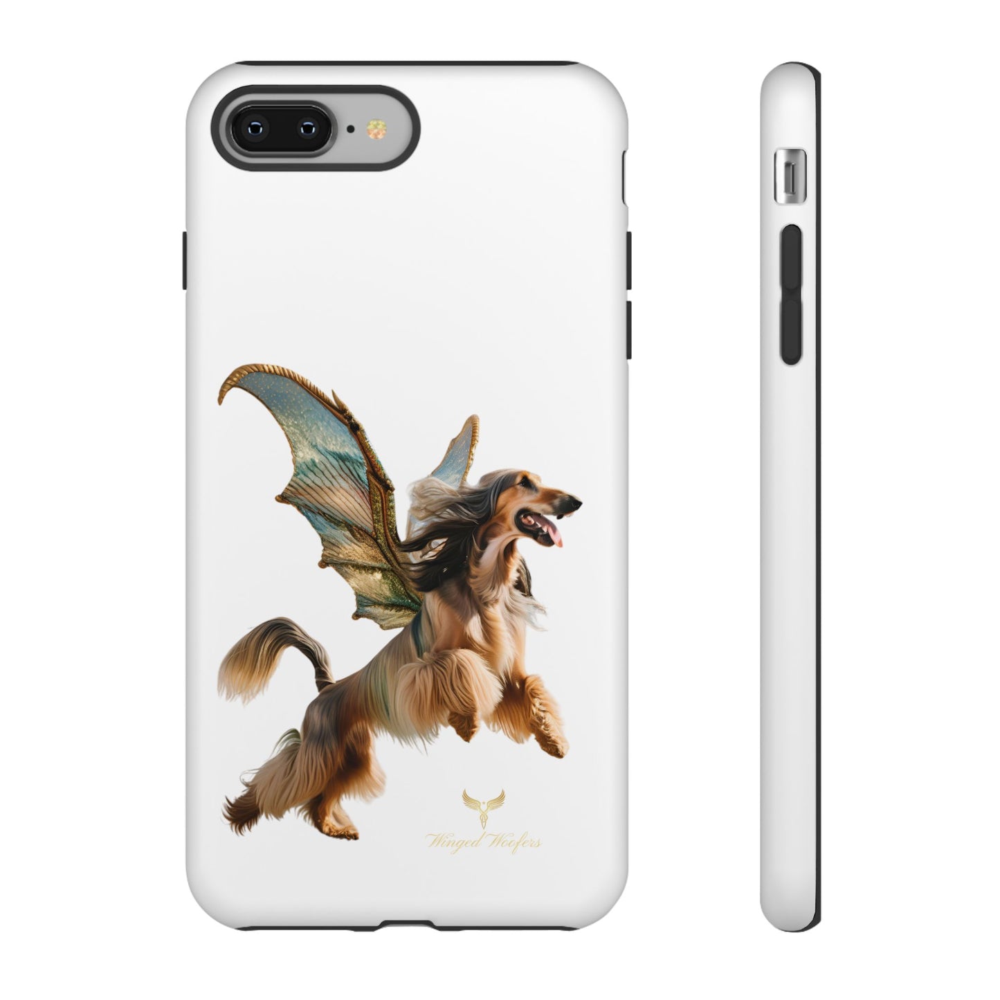 Magical Afghan Hound Dog Phone Case - Tough Cases with Winged Design