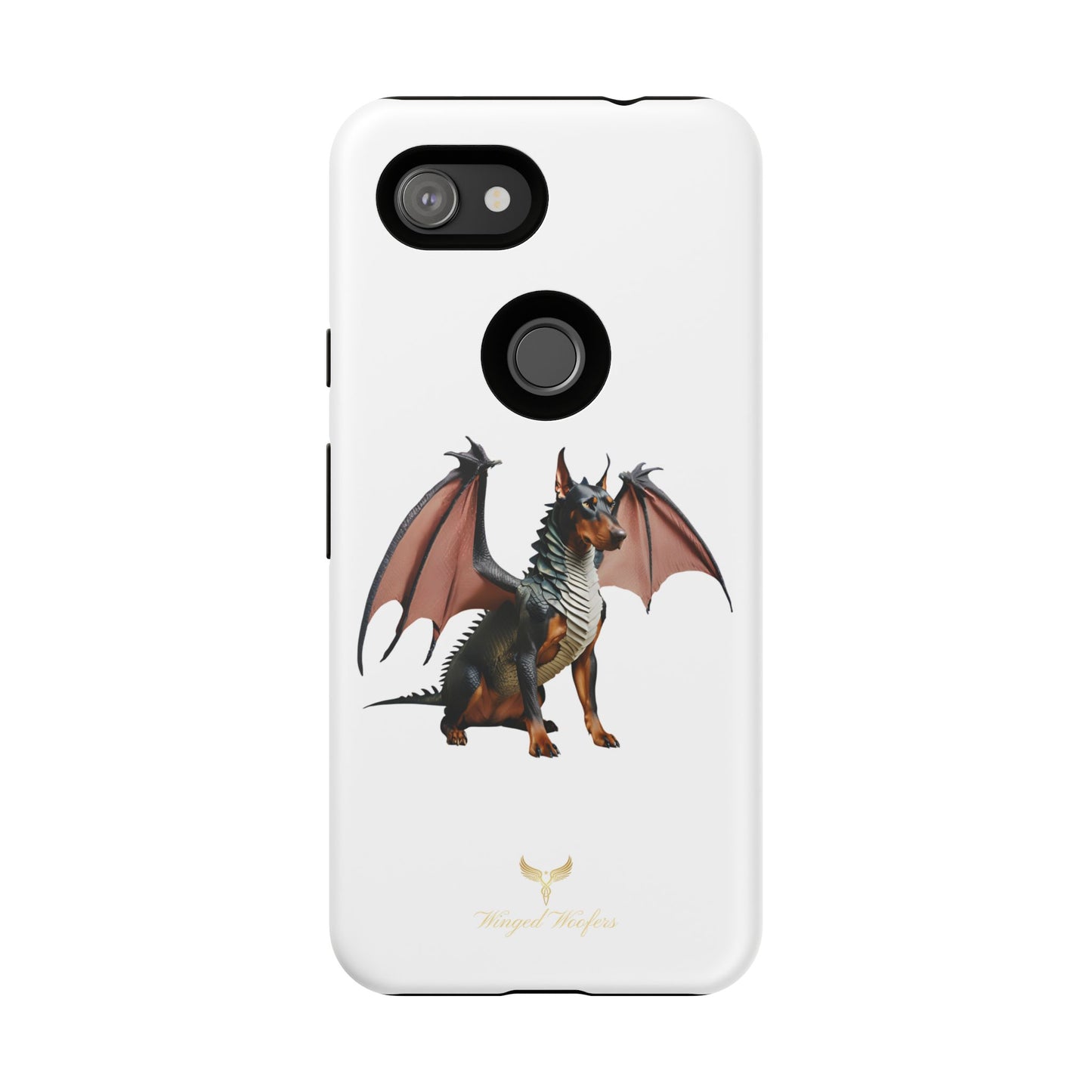 Mythical Doberman Pinscher Dragon Phone Case - Tough & Stylish Protection