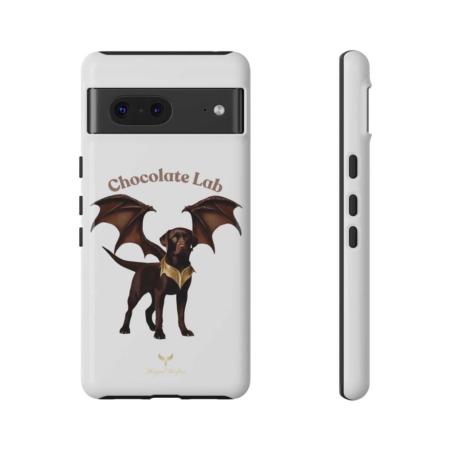 Chocolate Lab Dragon Phone Case - Tough & Stylish for Dog Lovers