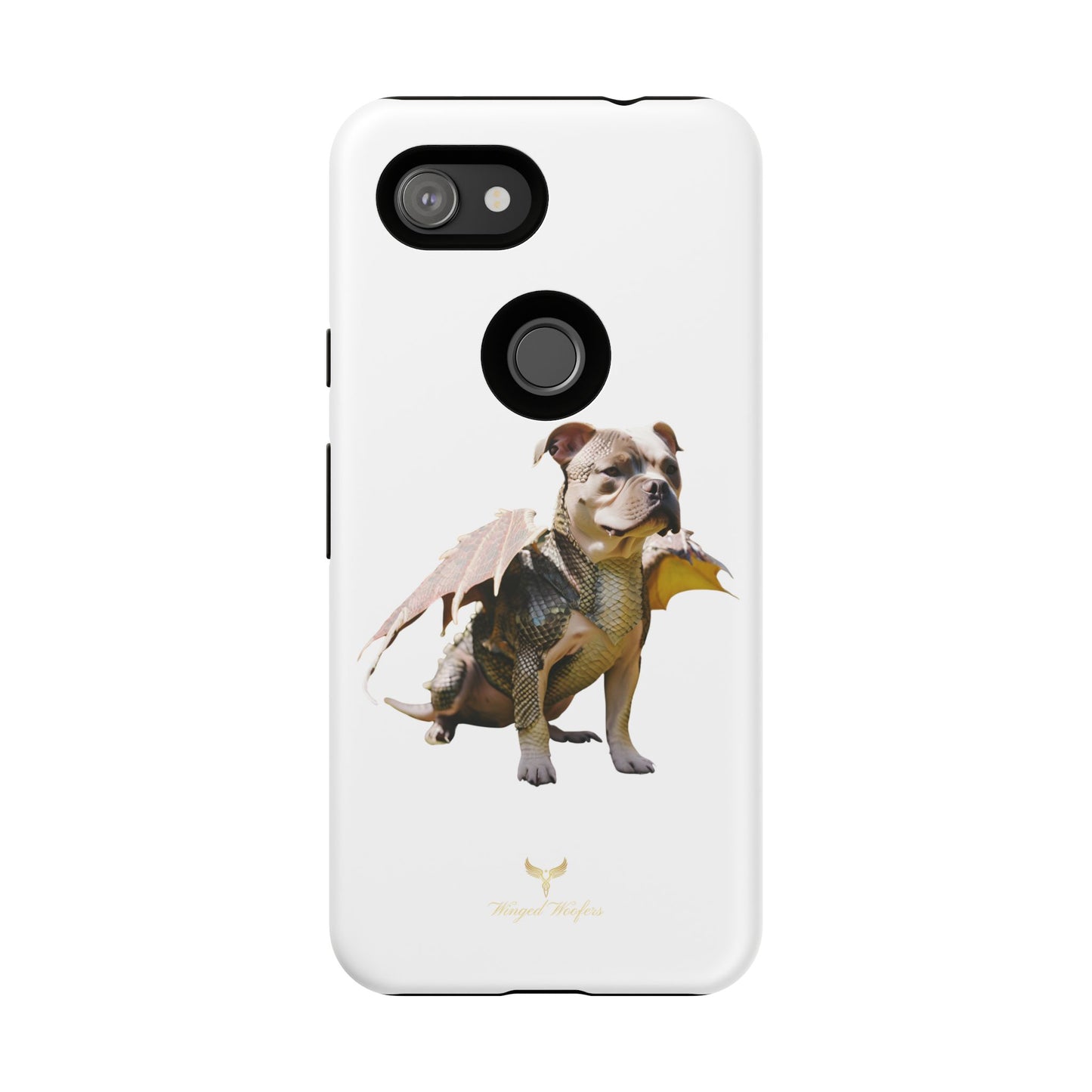 Staffordshire Bulldog Dragon Tough Phone Case - Unique Animal Design for Pet Lovers