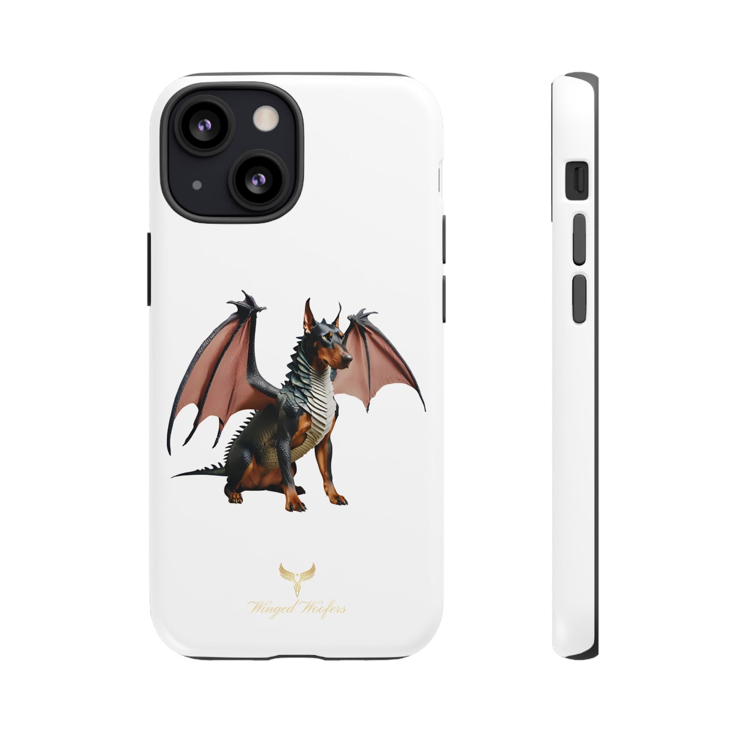 Mythical Doberman Pinscher Dragon Phone Case - Tough & Stylish Protection