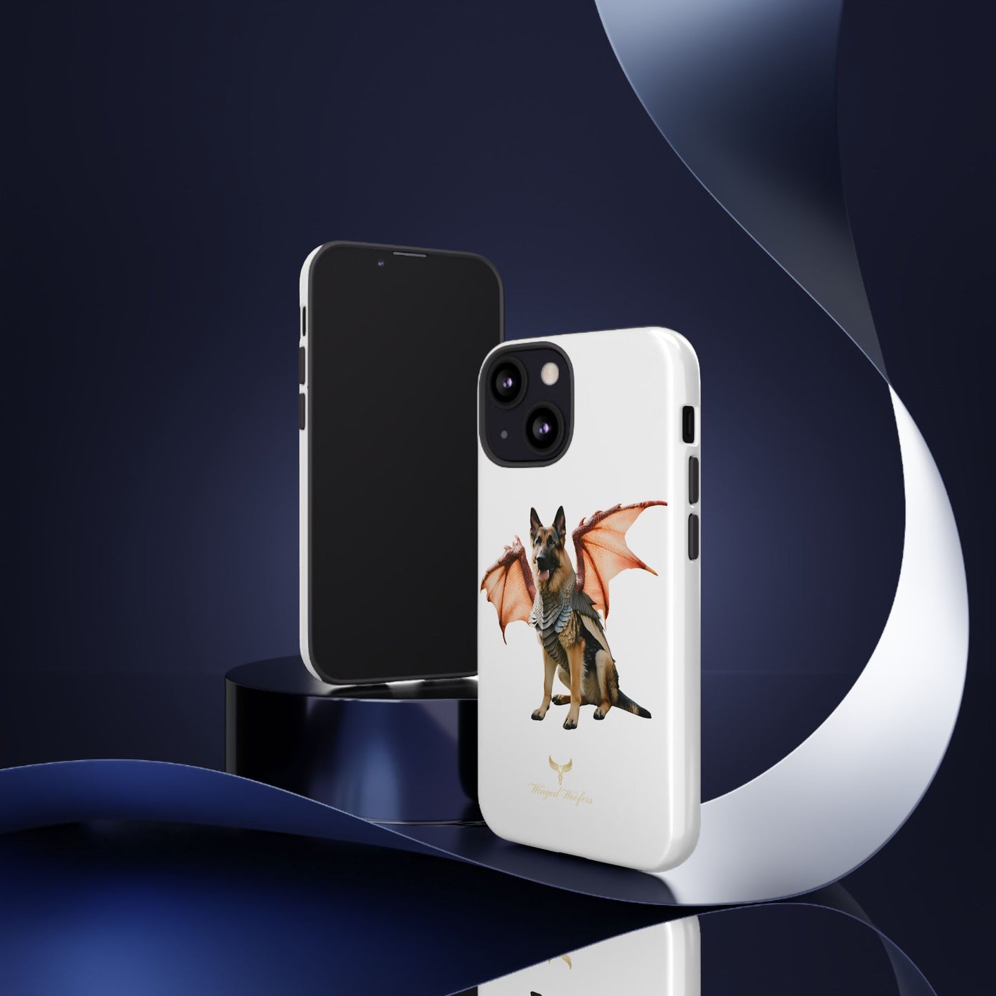 Mythical German Shepherd with Wings Dog iPhone Case | Tough Cases for Pet Lovers