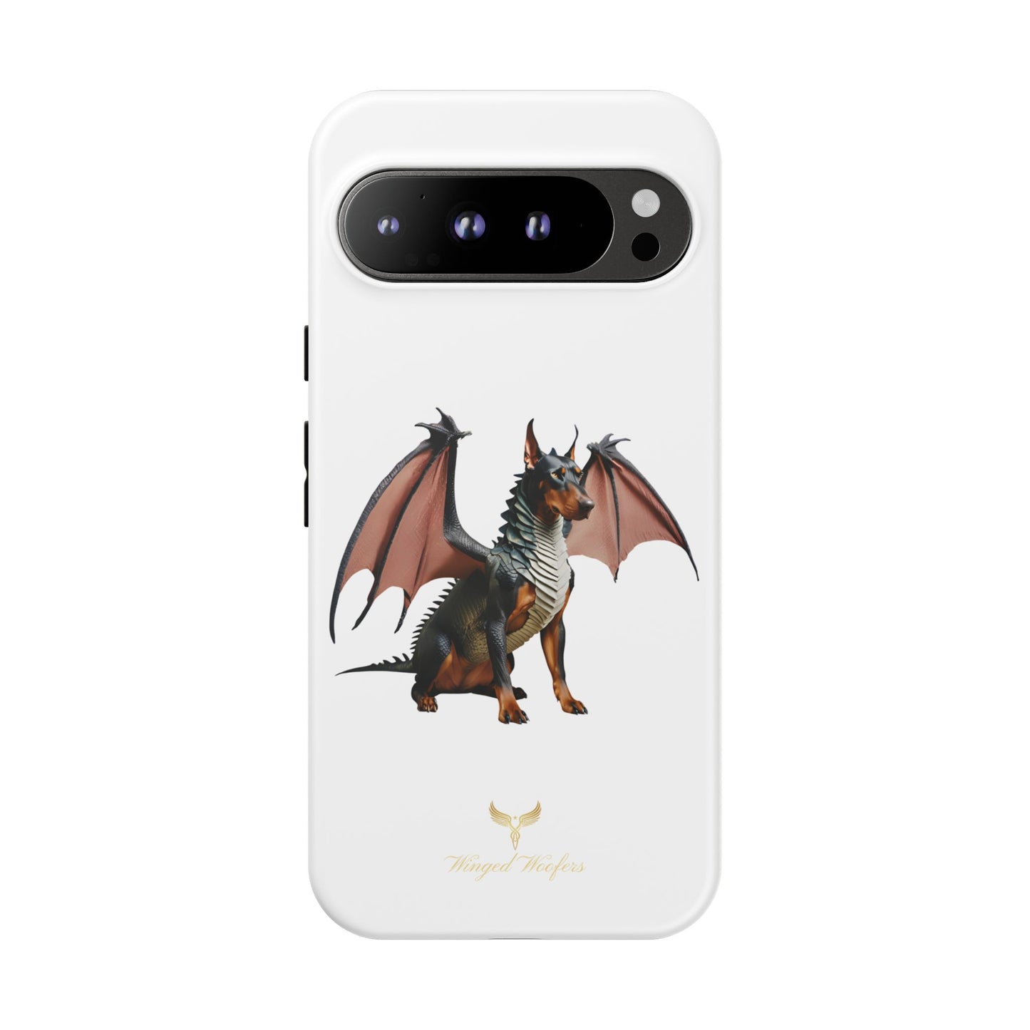 Mythical Doberman Pinscher Dragon Phone Case - Tough & Stylish Protection