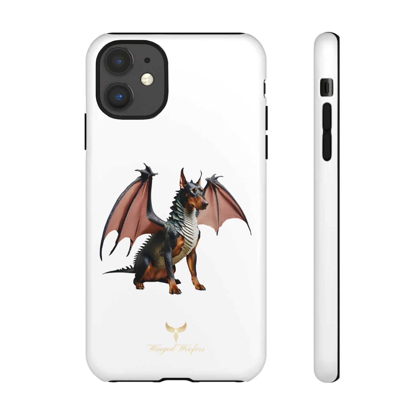 Mythical Doberman Pinscher Dragon Phone Case - Tough & Stylish Protection