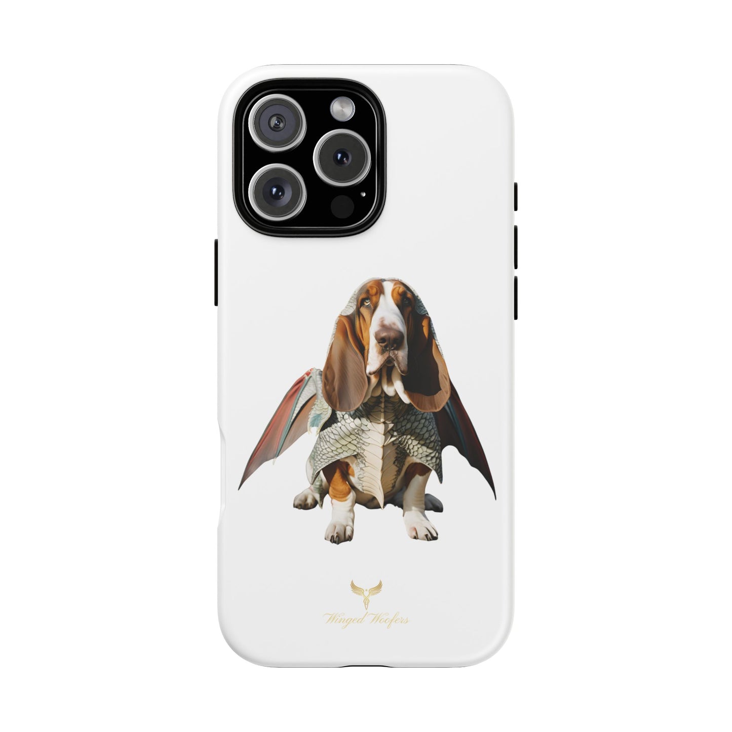 Whimsical Basset Hound Dog Phone Case - Tough Cases for Animal Lovers