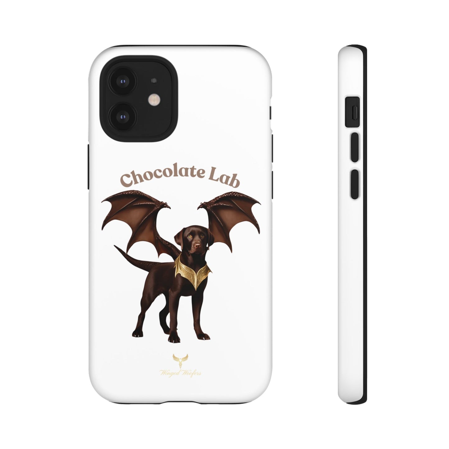 Chocolate Lab Dragon Phone Case - Tough & Stylish for Dog Lovers