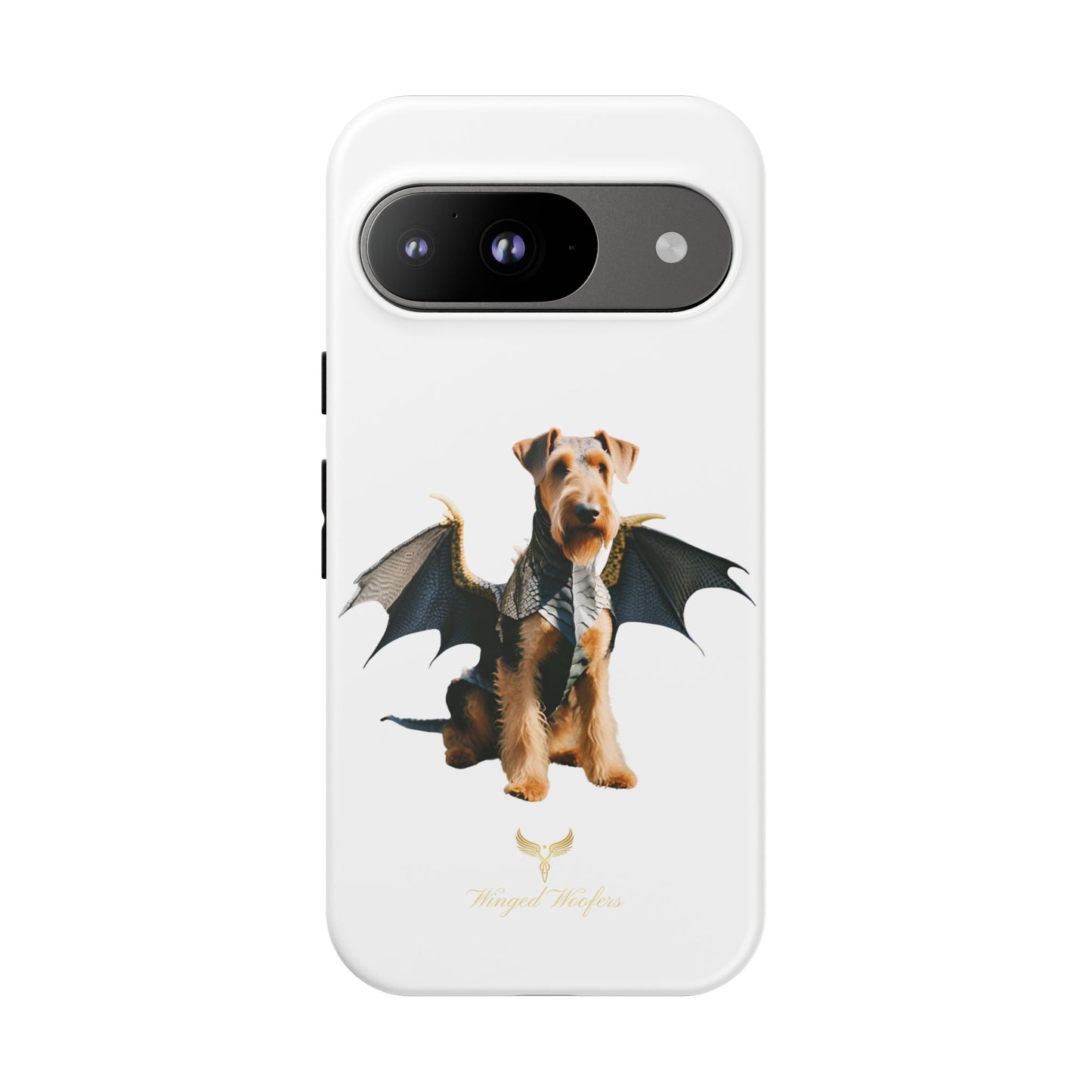 Cool Dragon Airedale Terrier Dog Phone Case - Tough Cases for Pet Lovers