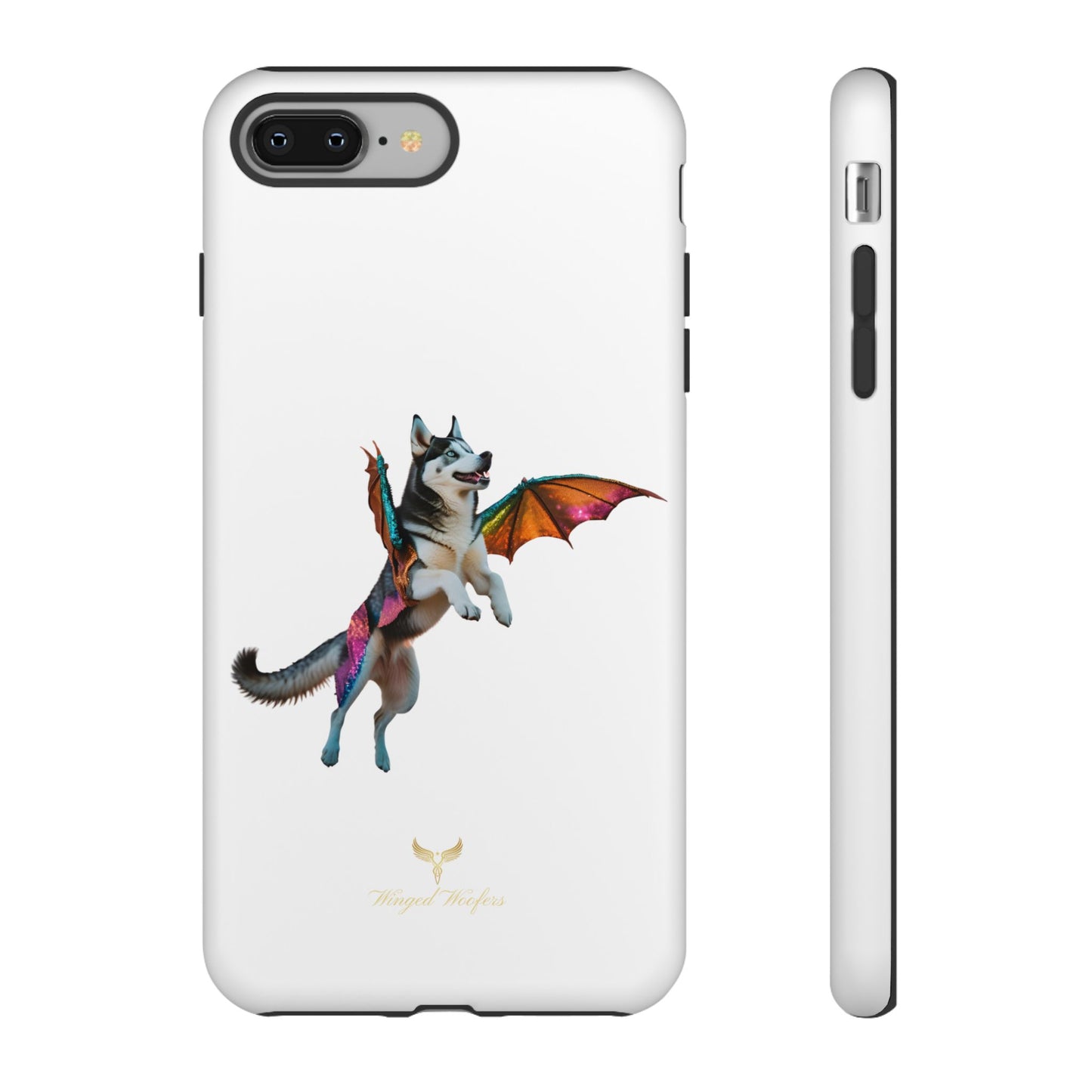 Magical Husky Pet Phone Case - Winged Dog Design | Tough Cases | Unique Animal Lover Gift