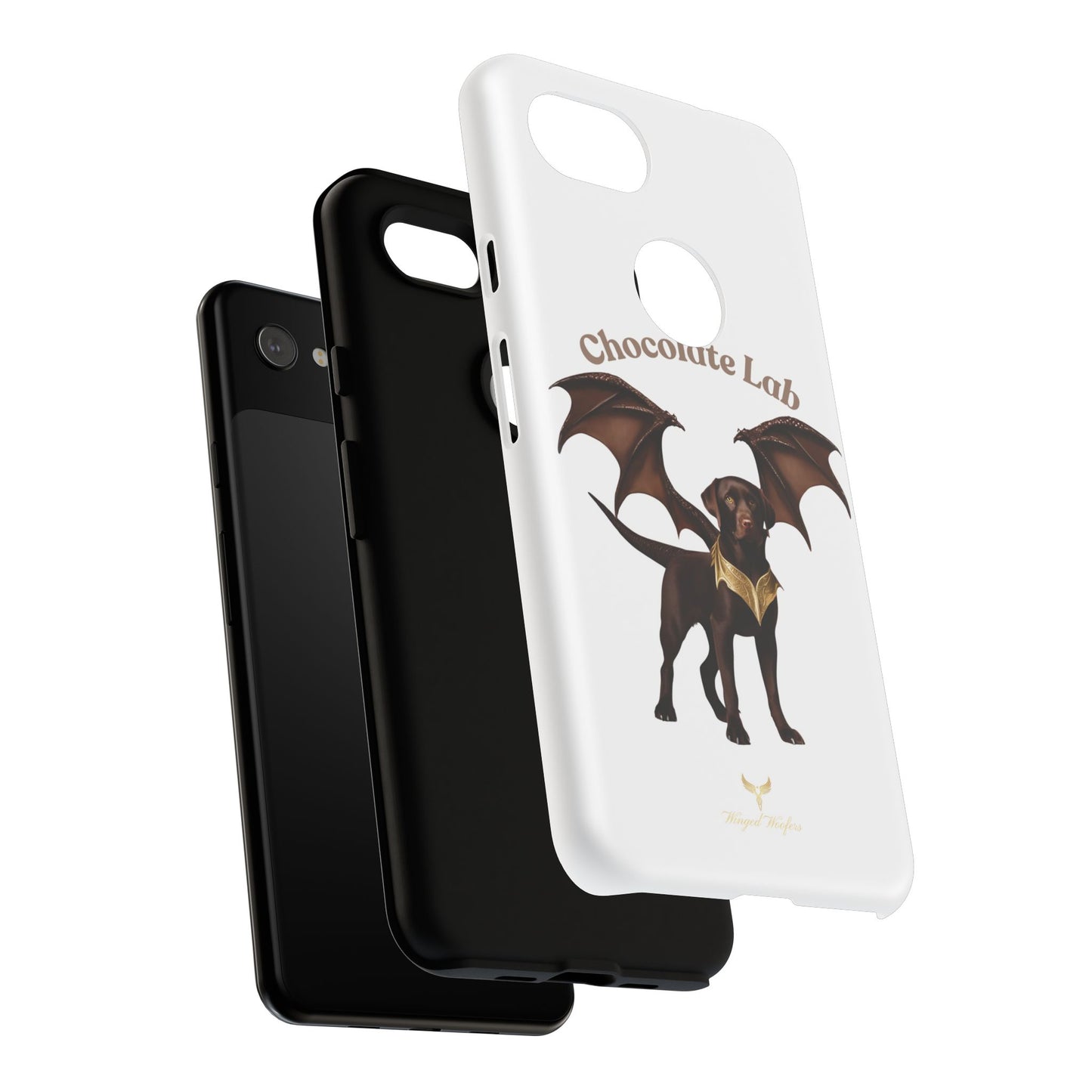 Chocolate Lab Dragon Phone Case - Tough & Stylish for Dog Lovers