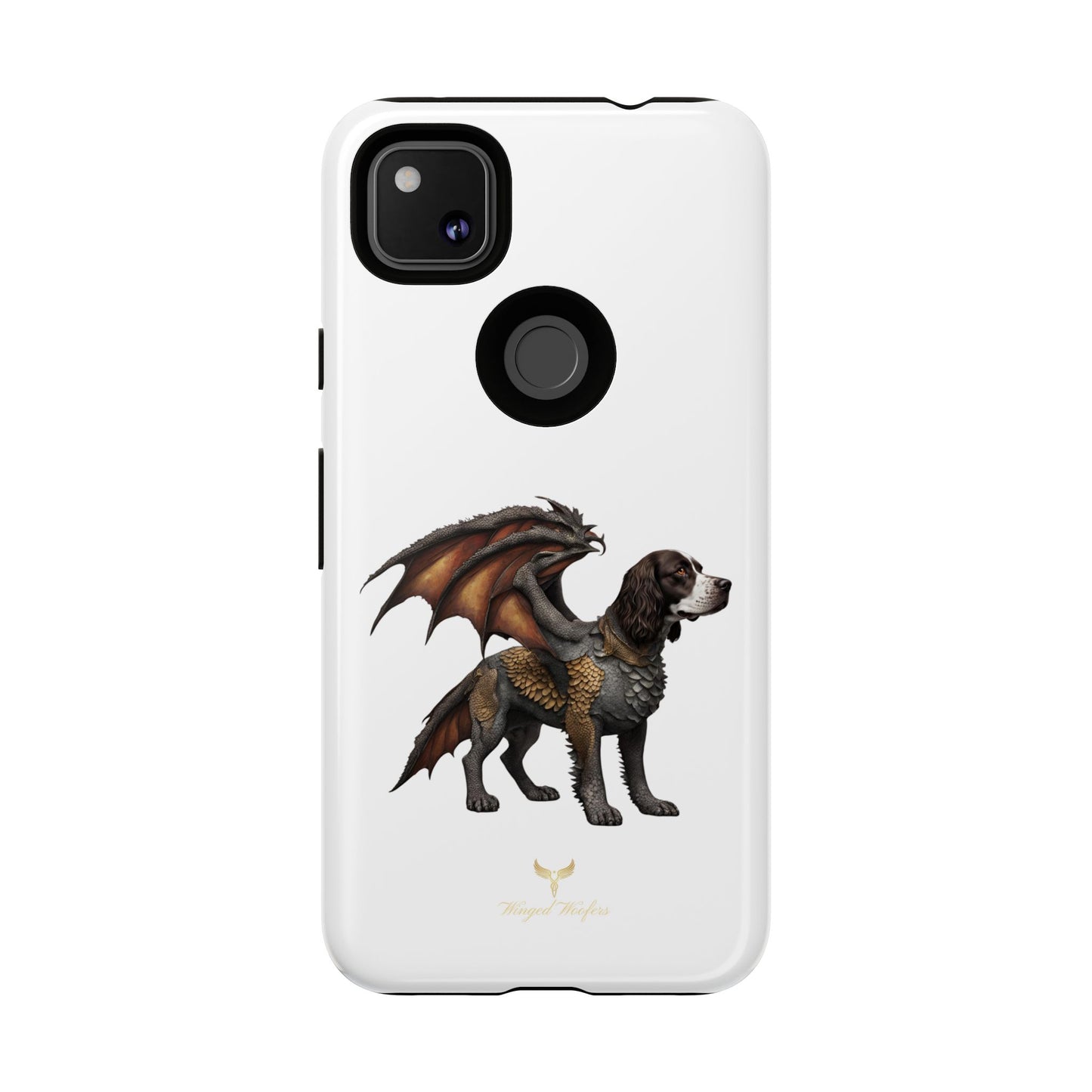 Fantasy Springer Spaniel as a Dragon Phone Case - Tough Cases for Pet Lovers