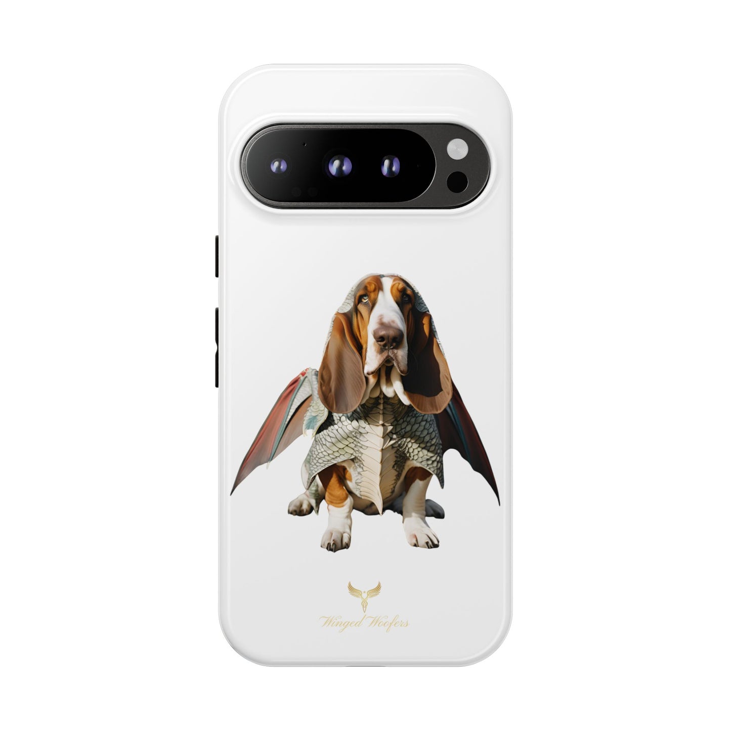 Whimsical Basset Hound Dog Phone Case - Tough Cases for Animal Lovers