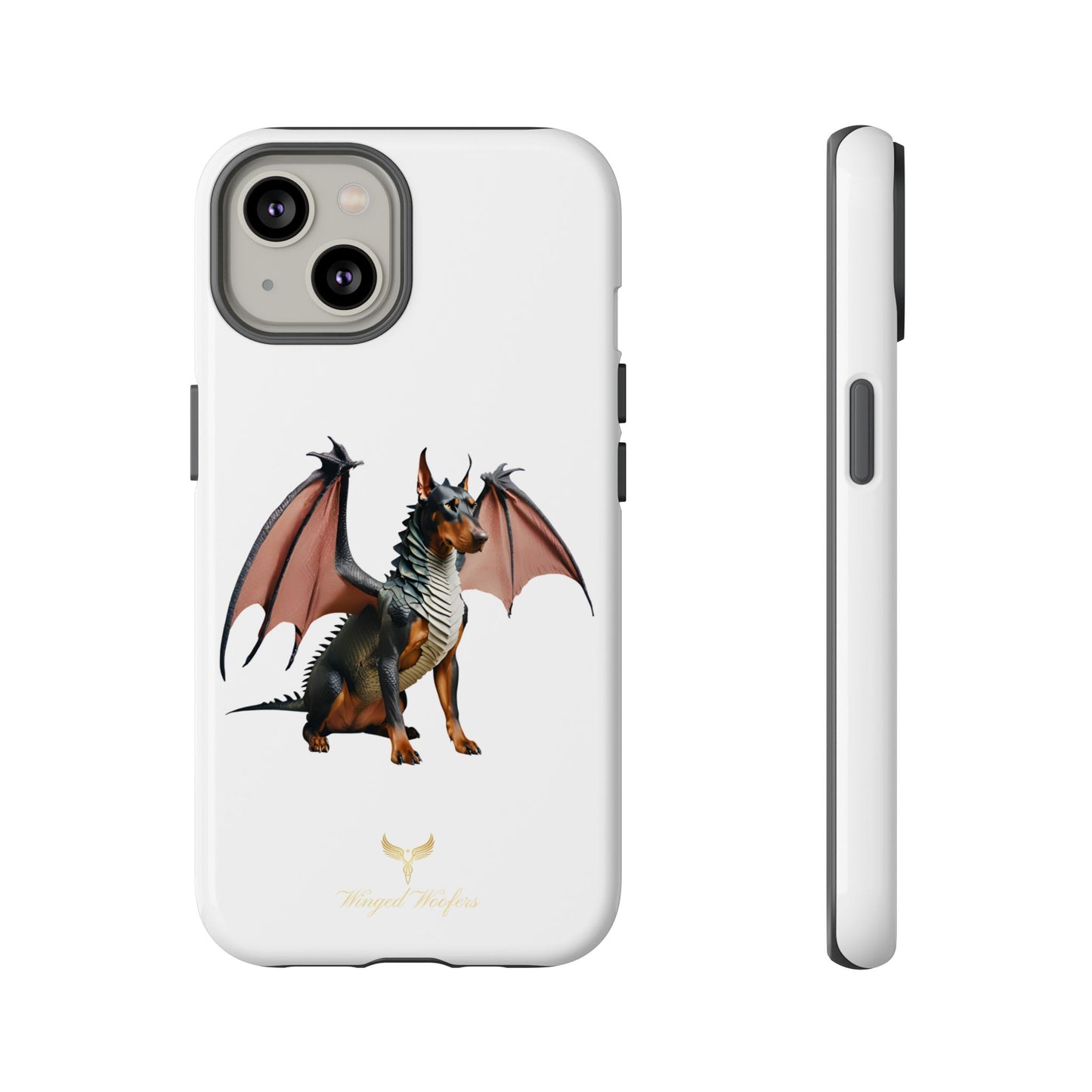 Mythical Doberman Pinscher Dragon Phone Case - Tough & Stylish Protection