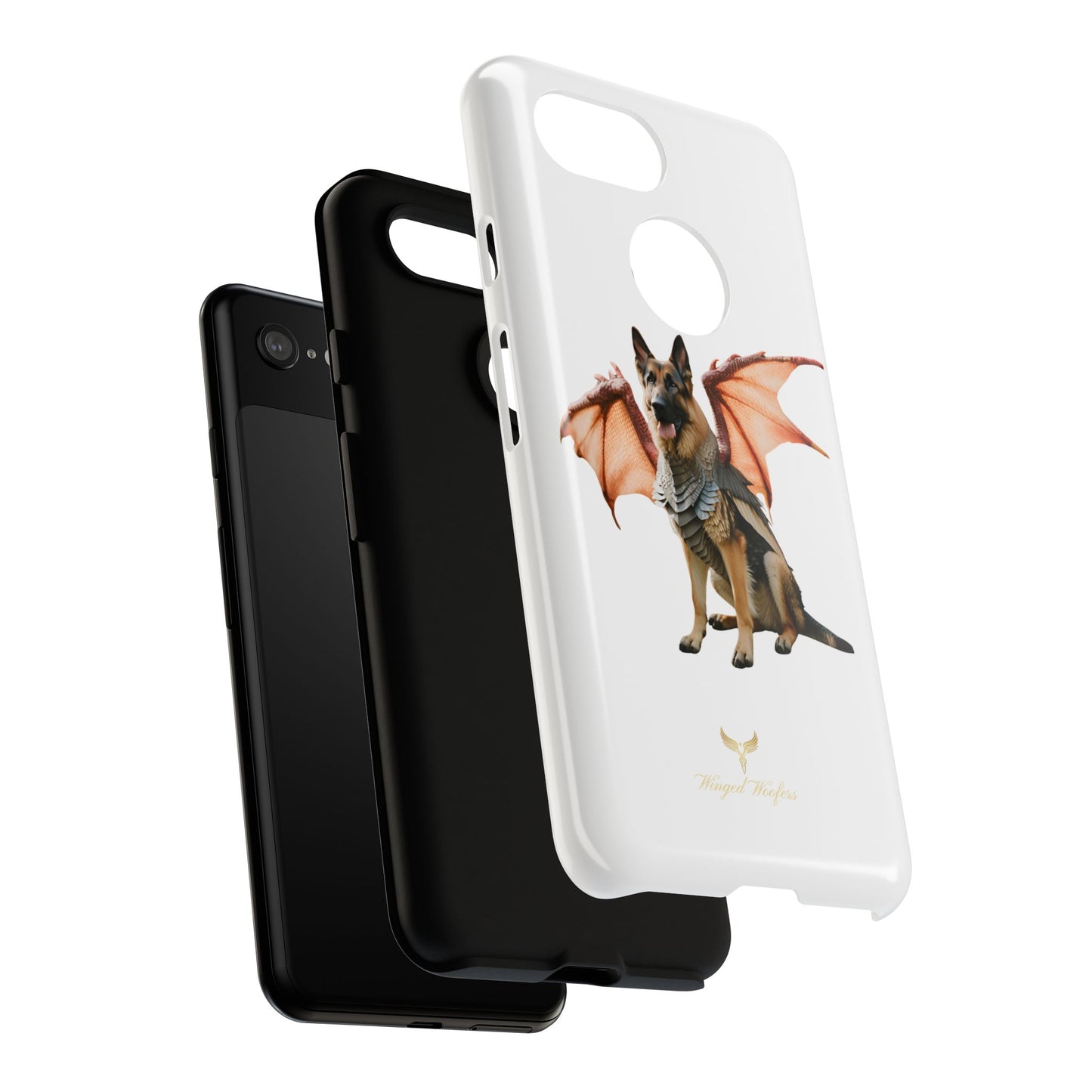 Mythical German Shepherd with Wings Dog iPhone Case | Tough Cases for Pet Lovers