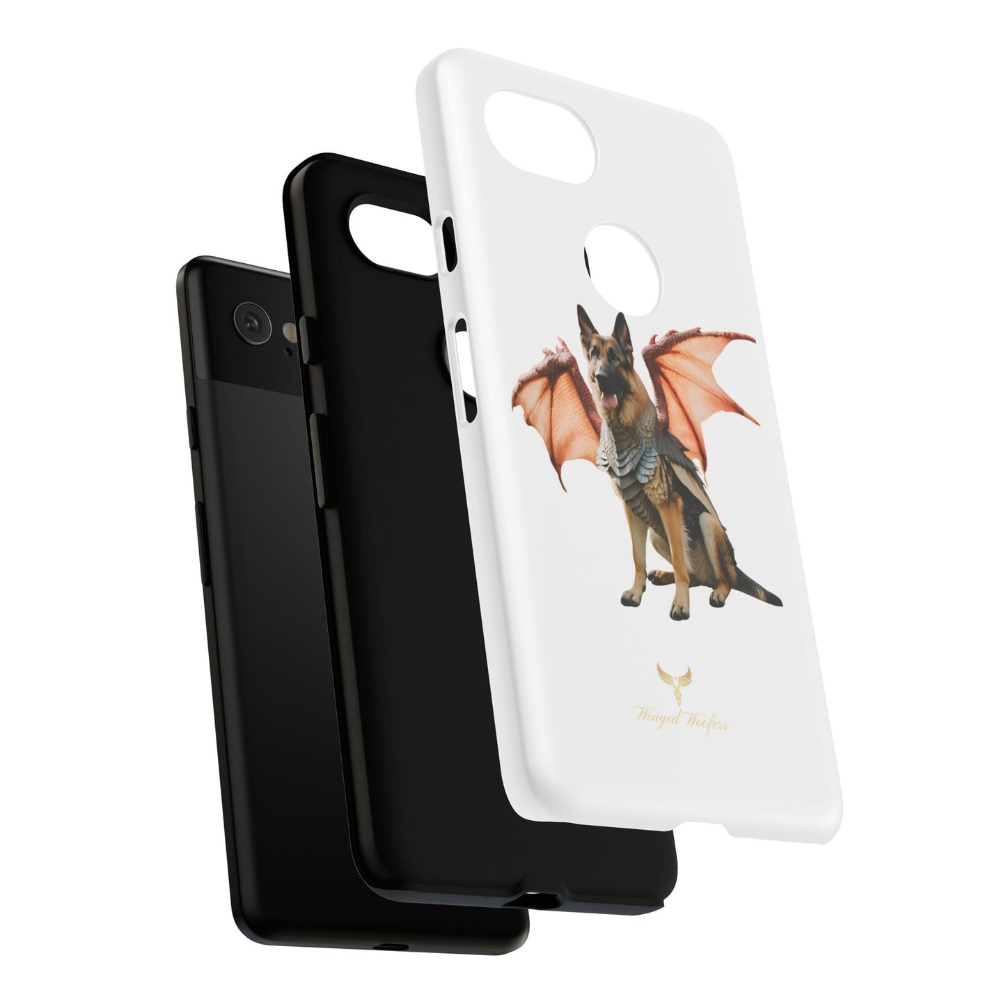 Mythical German Shepherd with Wings Dog iPhone Case | Tough Cases for Pet Lovers