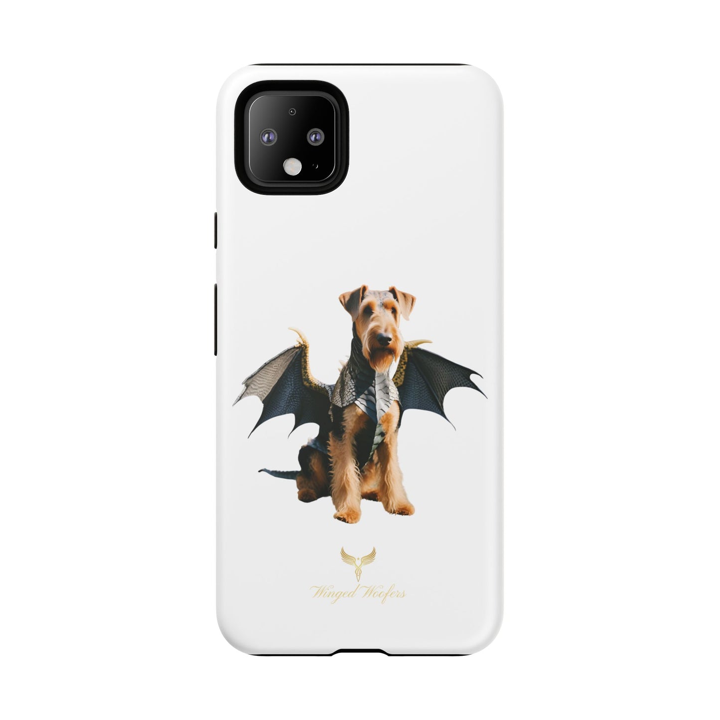 Cool Dragon Airedale Terrier Dog Phone Case - Tough Cases for Pet Lovers