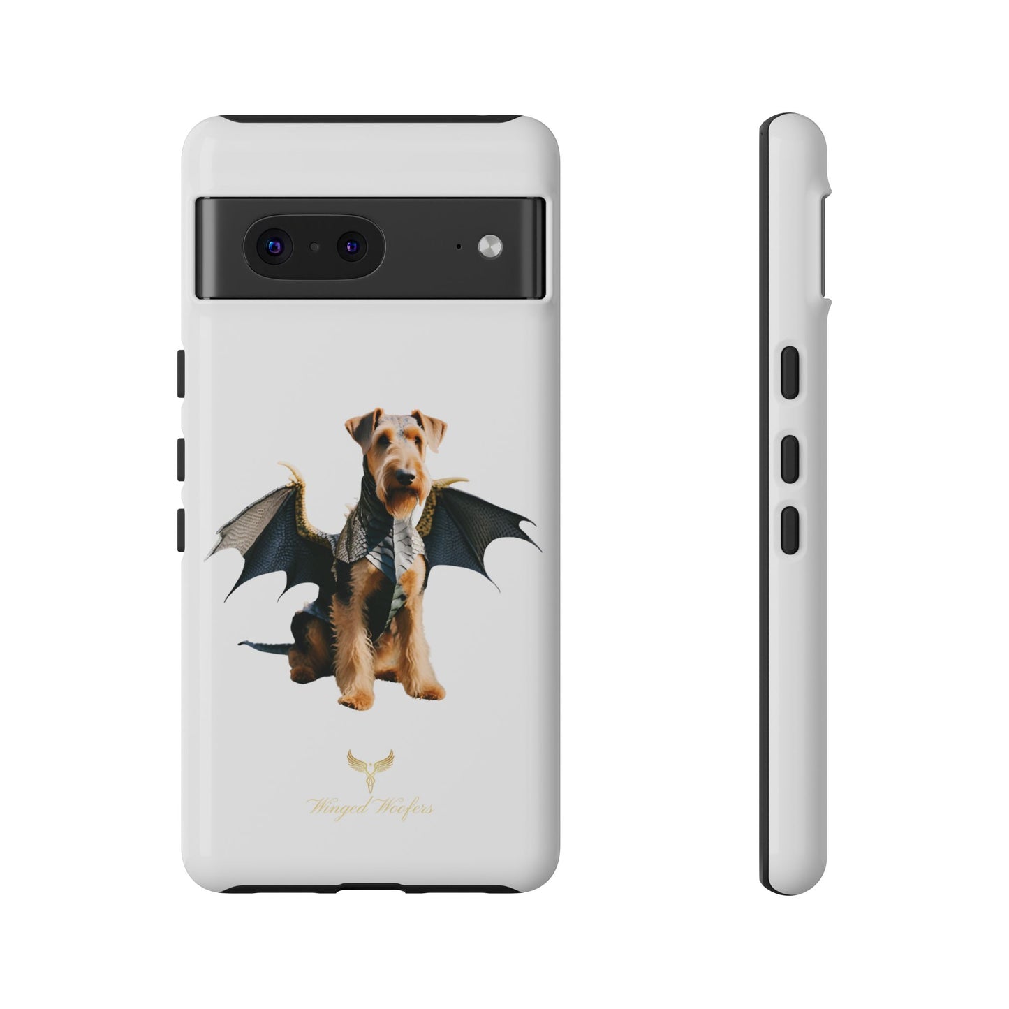 Cool Dragon Airedale Terrier Dog Phone Case - Tough Cases for Pet Lovers