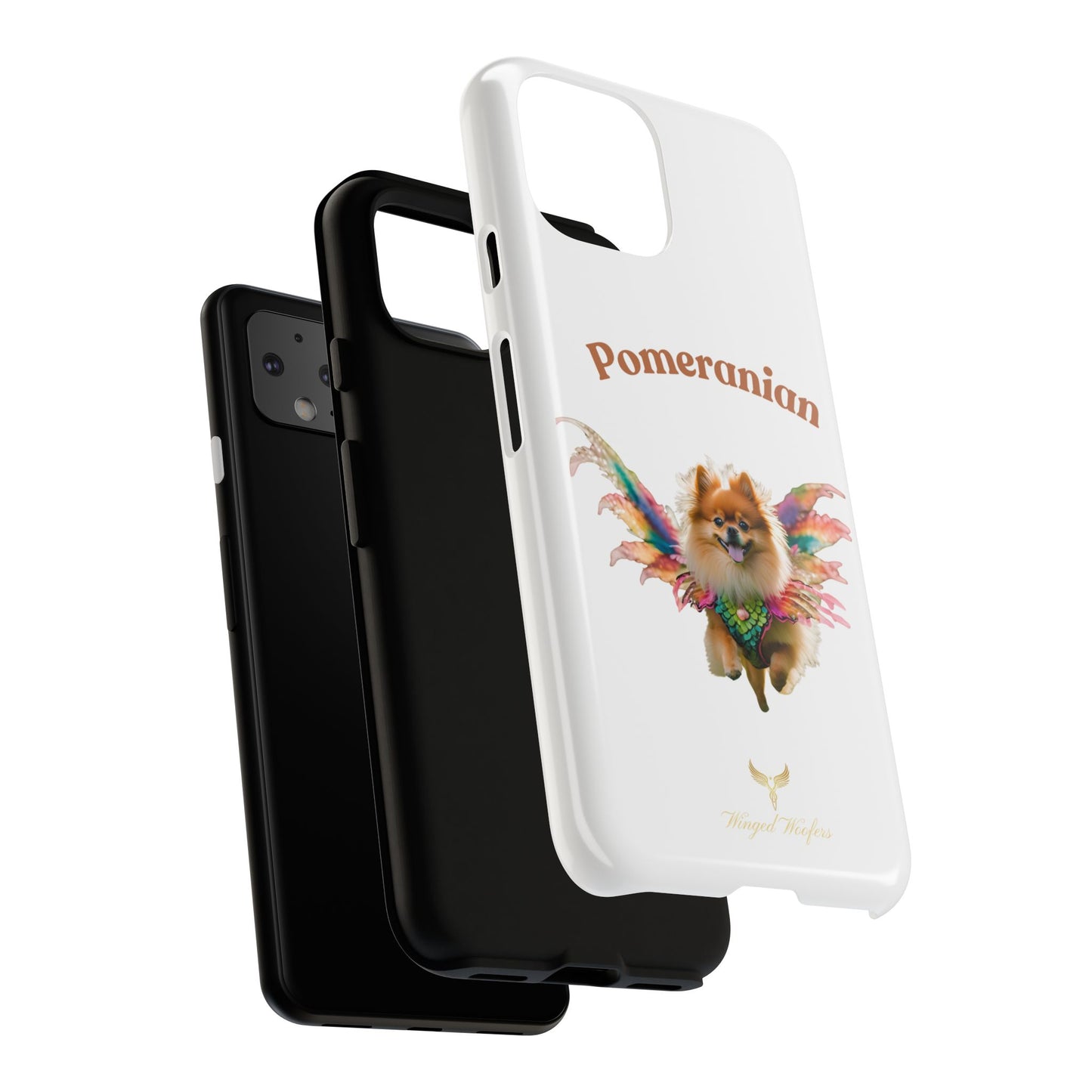 Pomeranian Winged Dog Phone Case – Cute Dog Lover Accessory