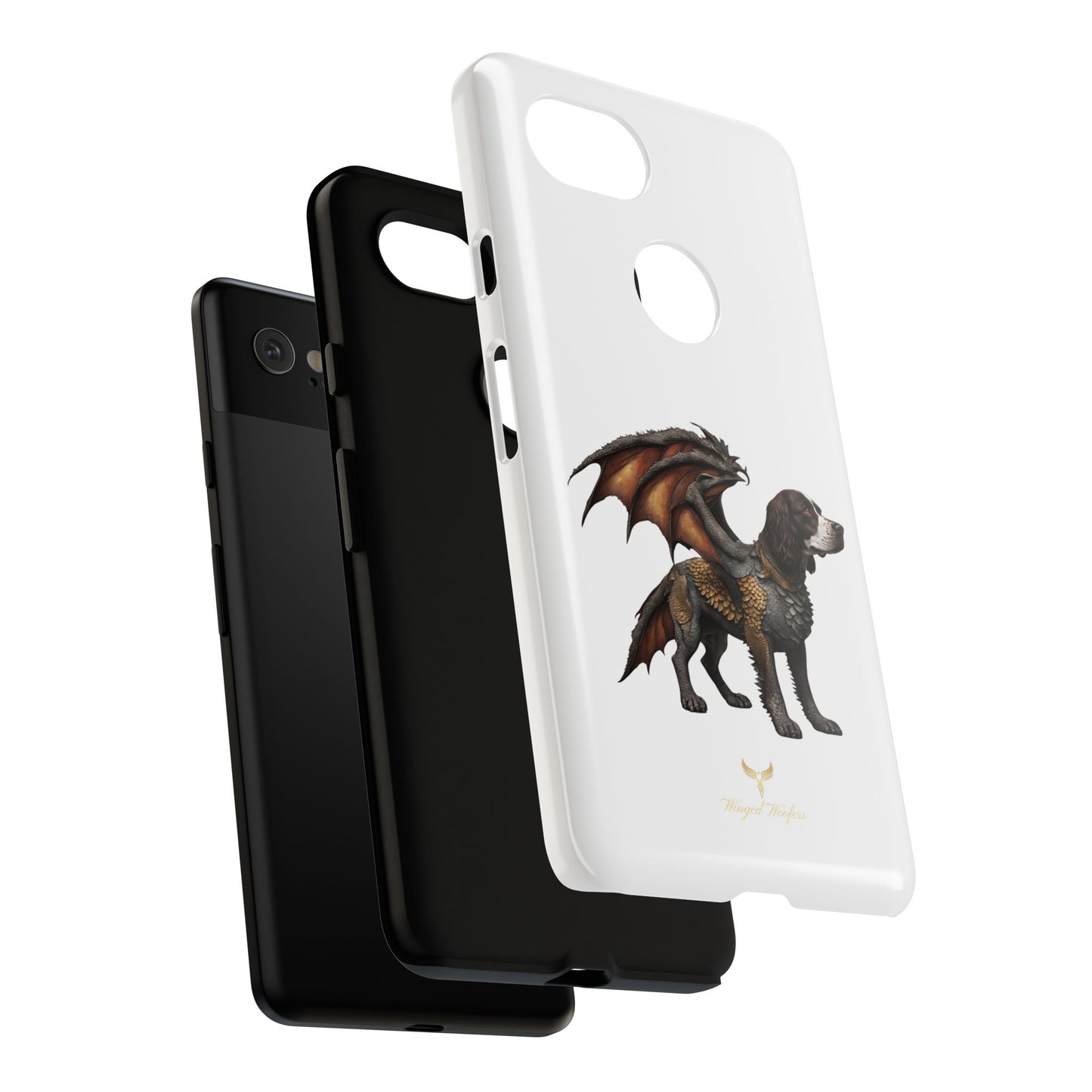 Fantasy Springer Spaniel as a Dragon Phone Case - Tough Cases for Pet Lovers