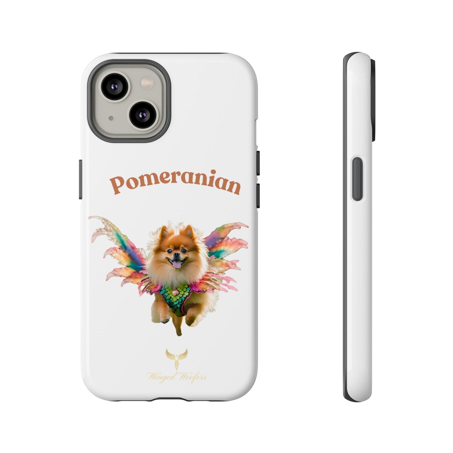 Pomeranian Winged Dog Phone Case – Cute Dog Lover Accessory