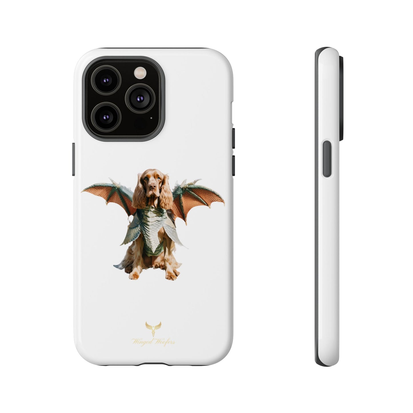 Dragon Wing Cocker Spaniel Dog Phone Case - Tough Cases for Pet Lovers