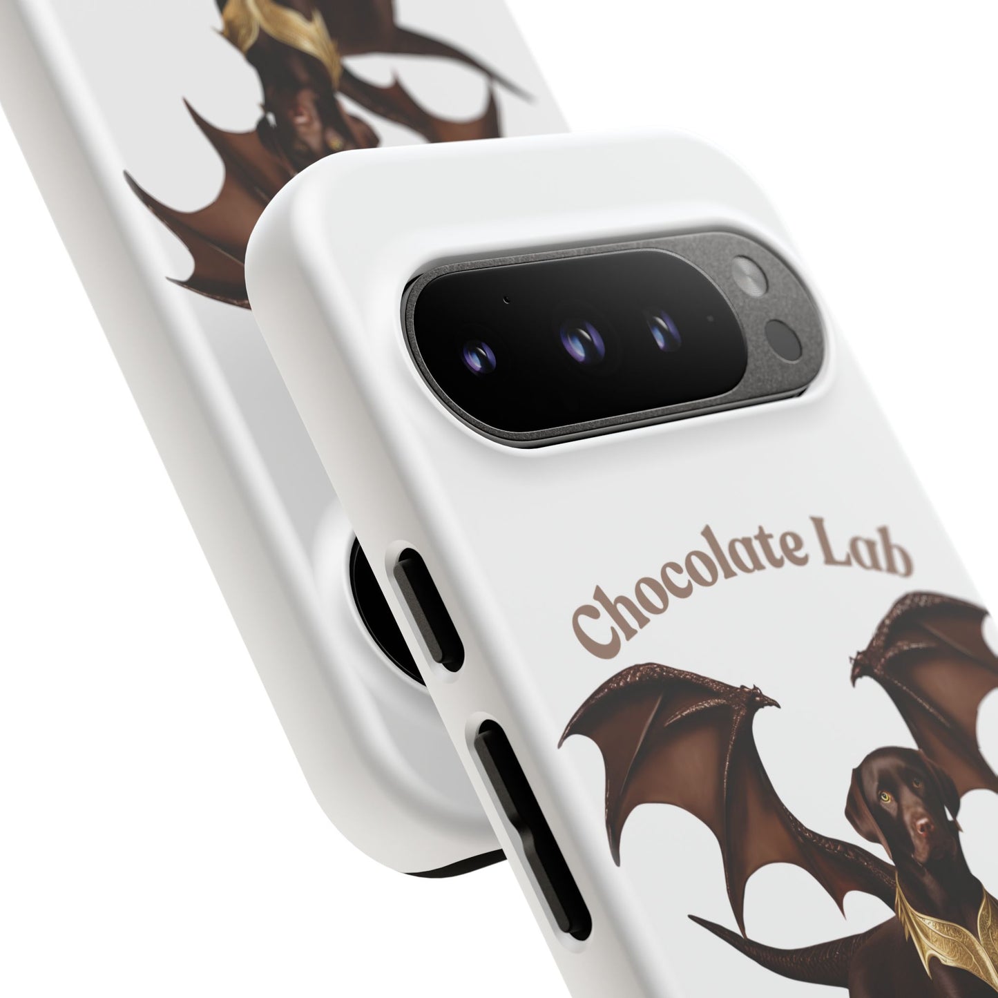 Chocolate Lab Dragon Phone Case - Tough & Stylish for Dog Lovers