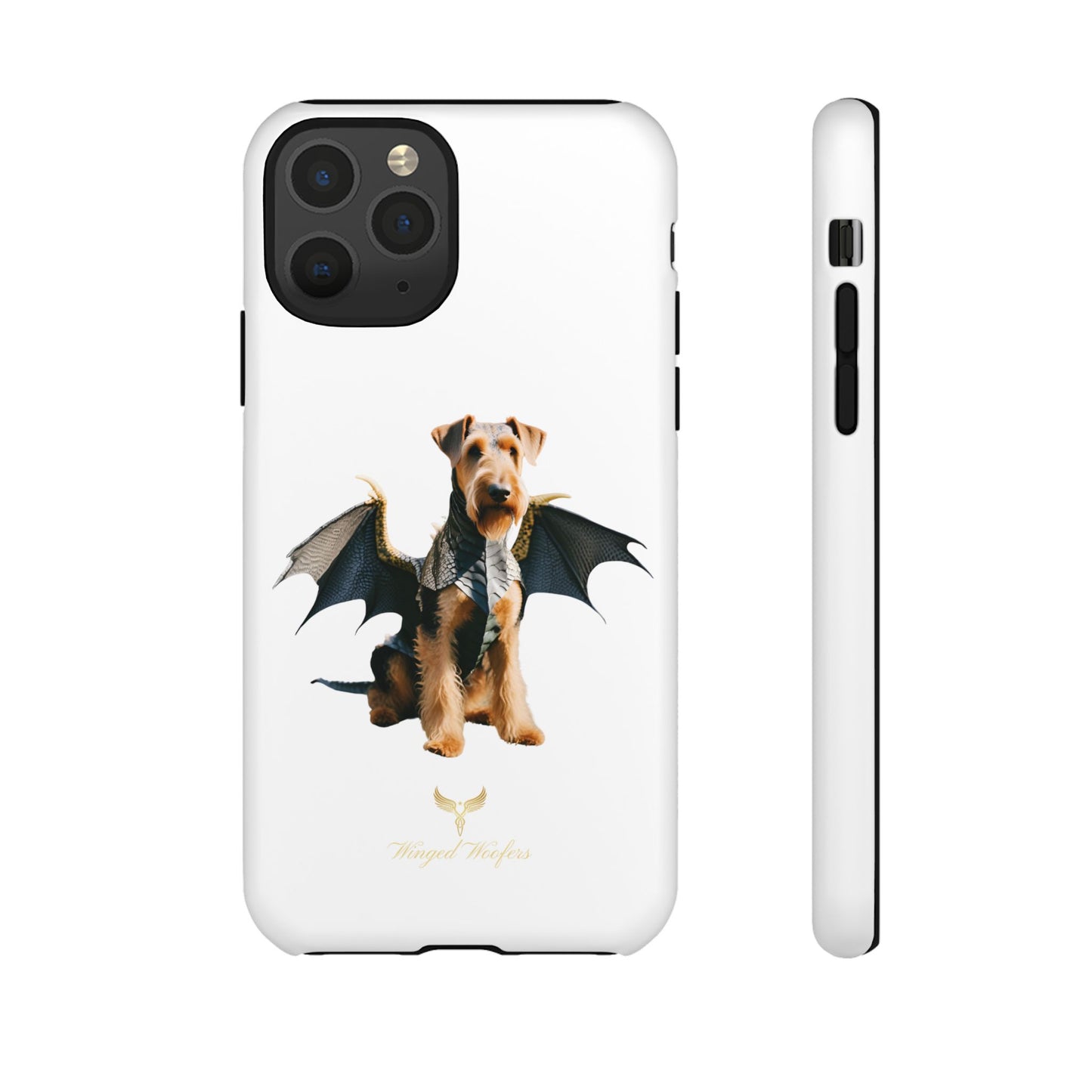 Cool Dragon Airedale Terrier Dog Phone Case - Tough Cases for Pet Lovers