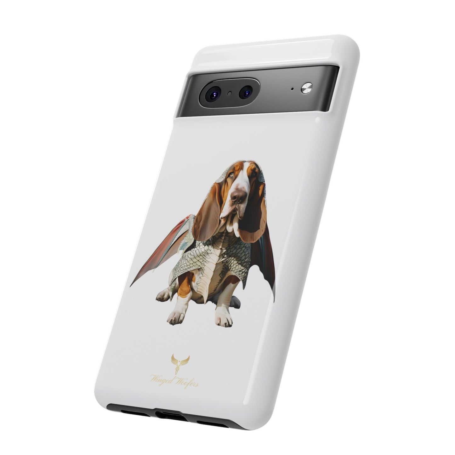 Whimsical Basset Hound Dog Phone Case - Tough Cases for Animal Lovers