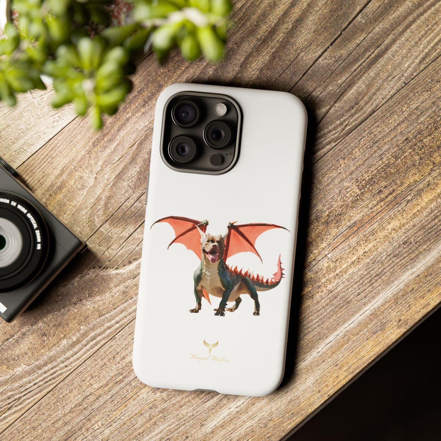 Tough Cases - Fierce Dragon Pitbull Phone Case | Unique Animal Design | Perfect Gift for Animal Lovers