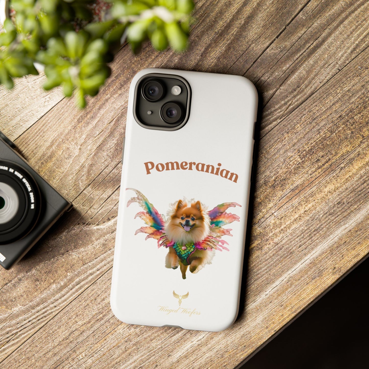 Pomeranian Winged Dog Phone Case – Cute Dog Lover Accessory