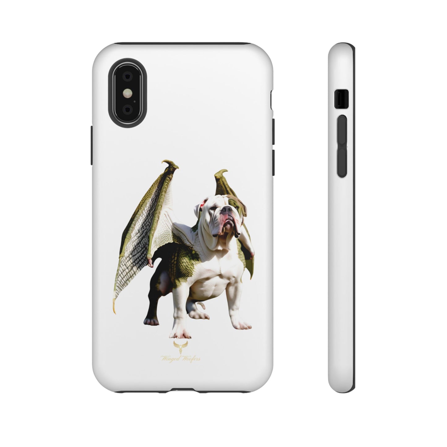 English Bulldog Dragon Phone Case - Tough & Unique Design