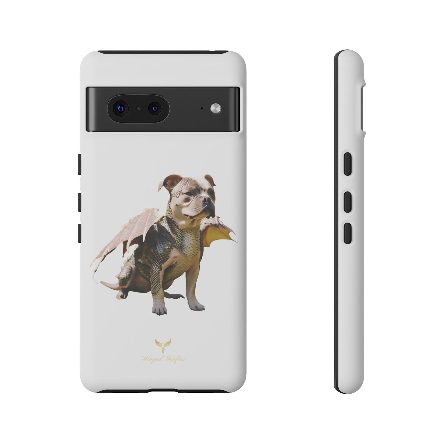 Staffordshire Bulldog Dragon Tough Phone Case - Unique Animal Design for Pet Lovers