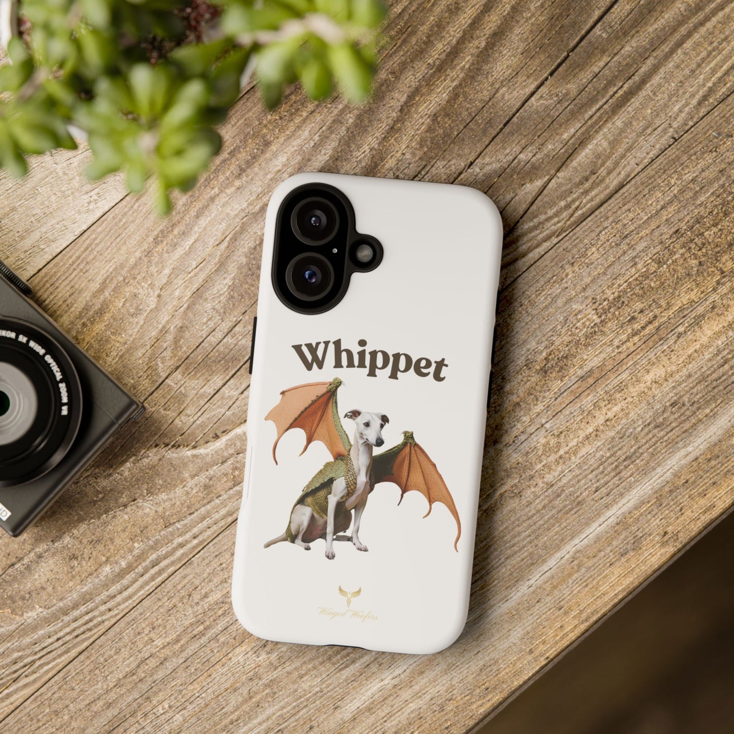 Whippet Dragon Phone Case - Tough & Stylish Pet Accessory