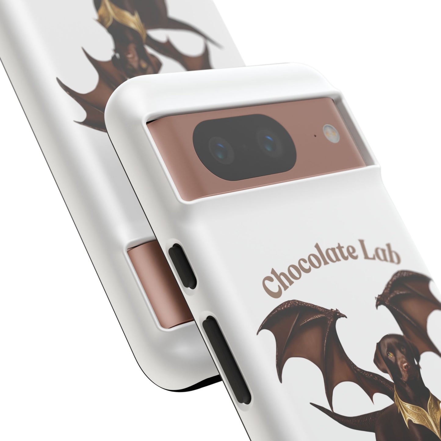 Chocolate Lab Dragon Phone Case - Tough & Stylish for Dog Lovers