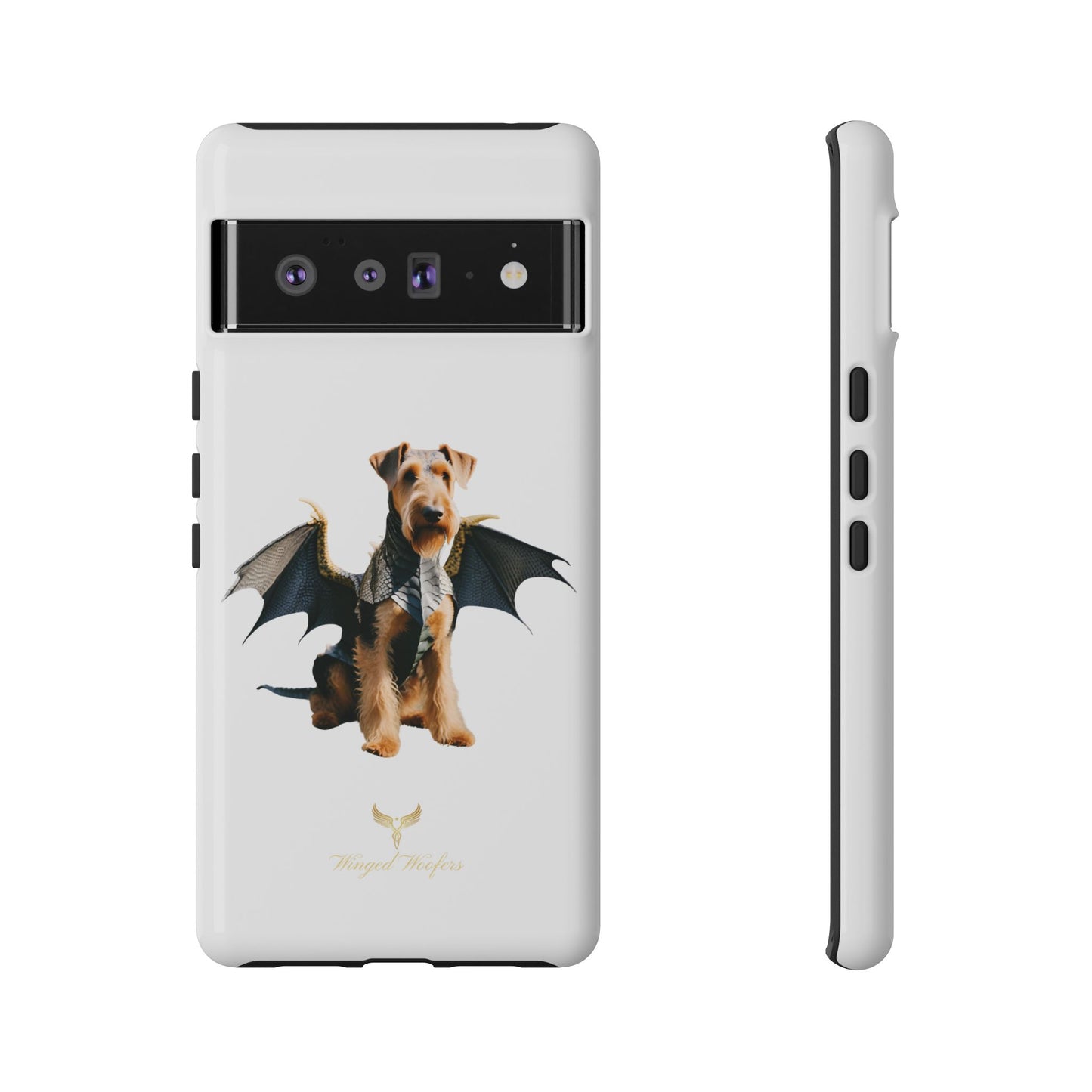 Cool Dragon Airedale Terrier Dog Phone Case - Tough Cases for Pet Lovers