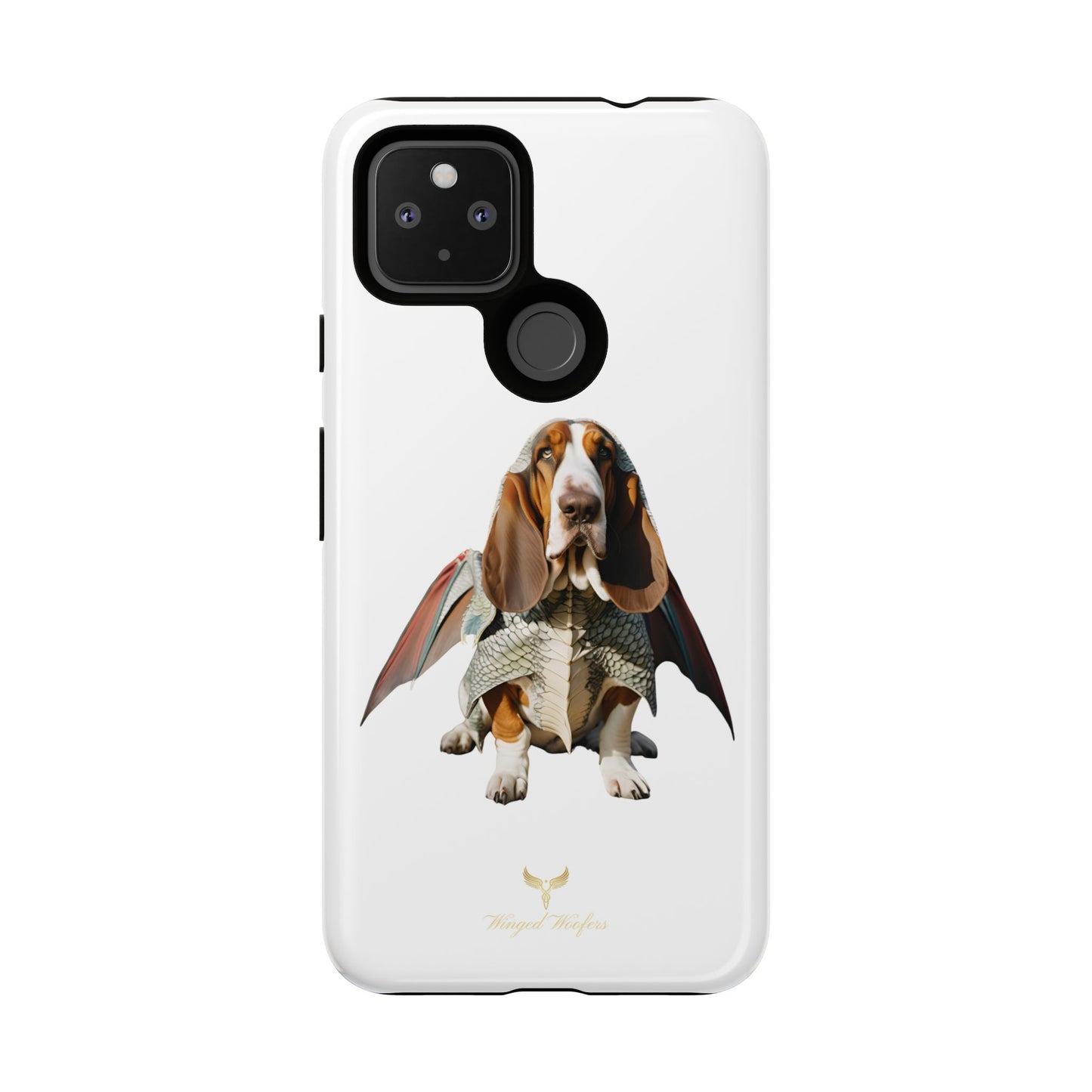 Whimsical Basset Hound Dog Phone Case - Tough Cases for Animal Lovers